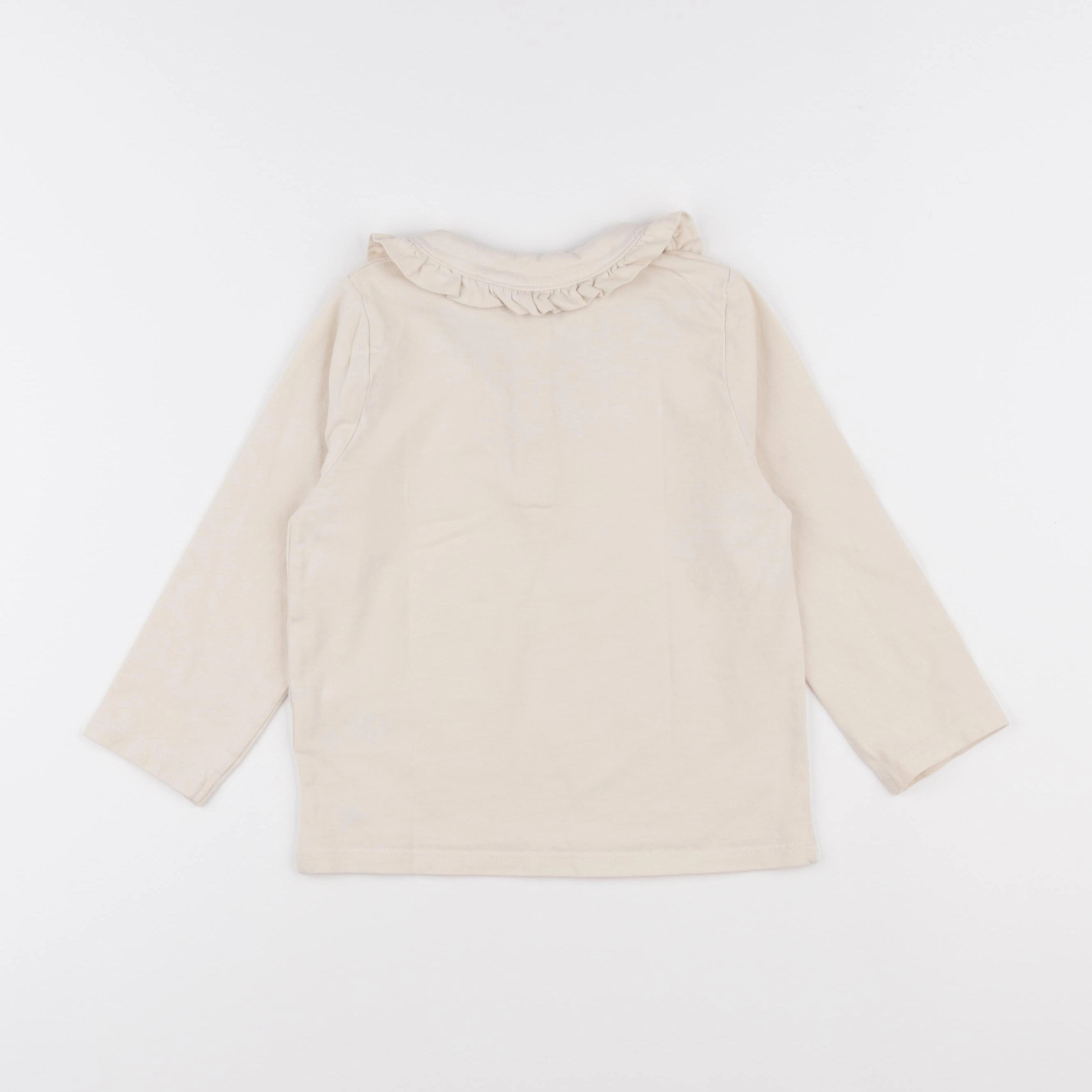 Vertbaudet - tee-shirt beige - 5 ans