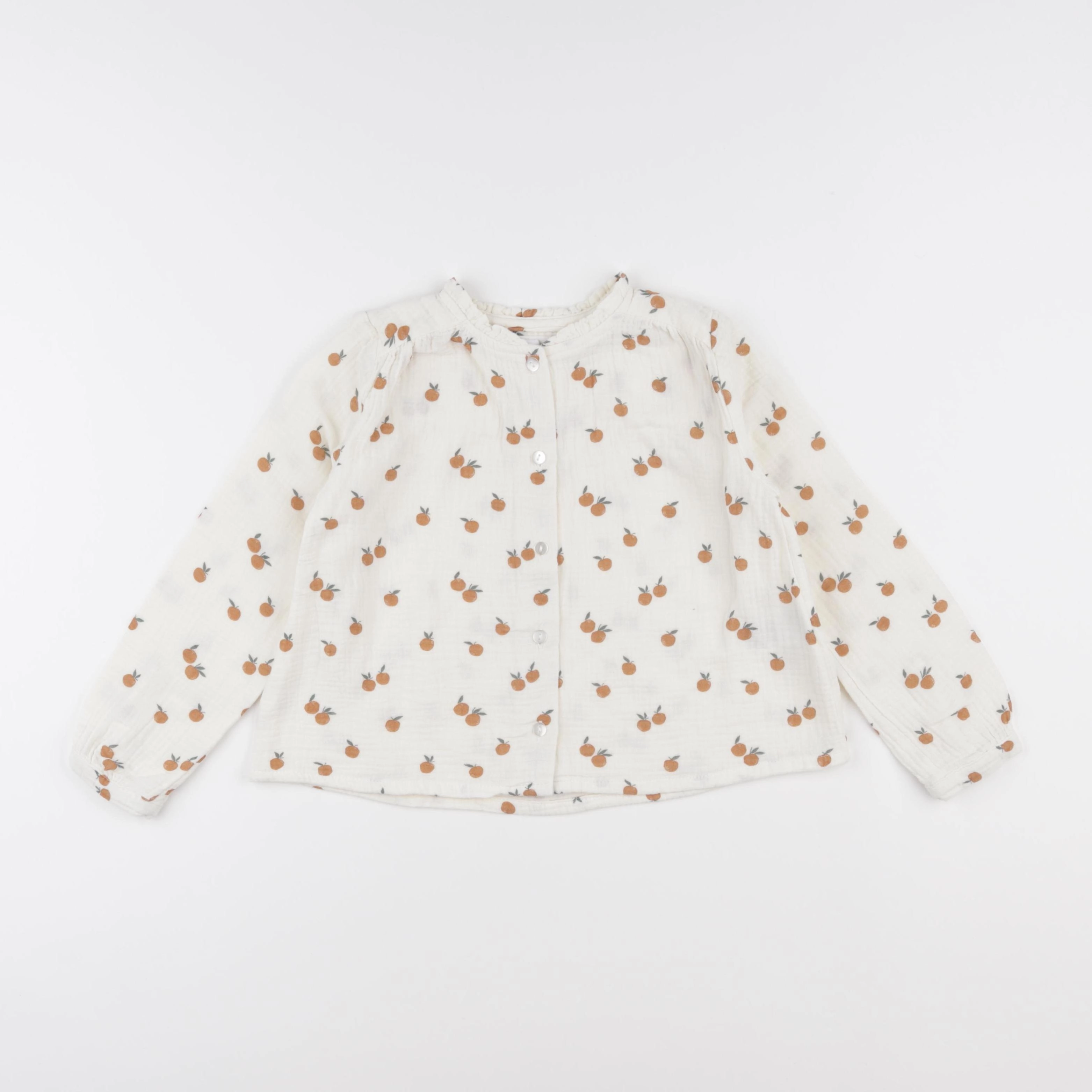 Vertbaudet - chemise beige - 5 ans