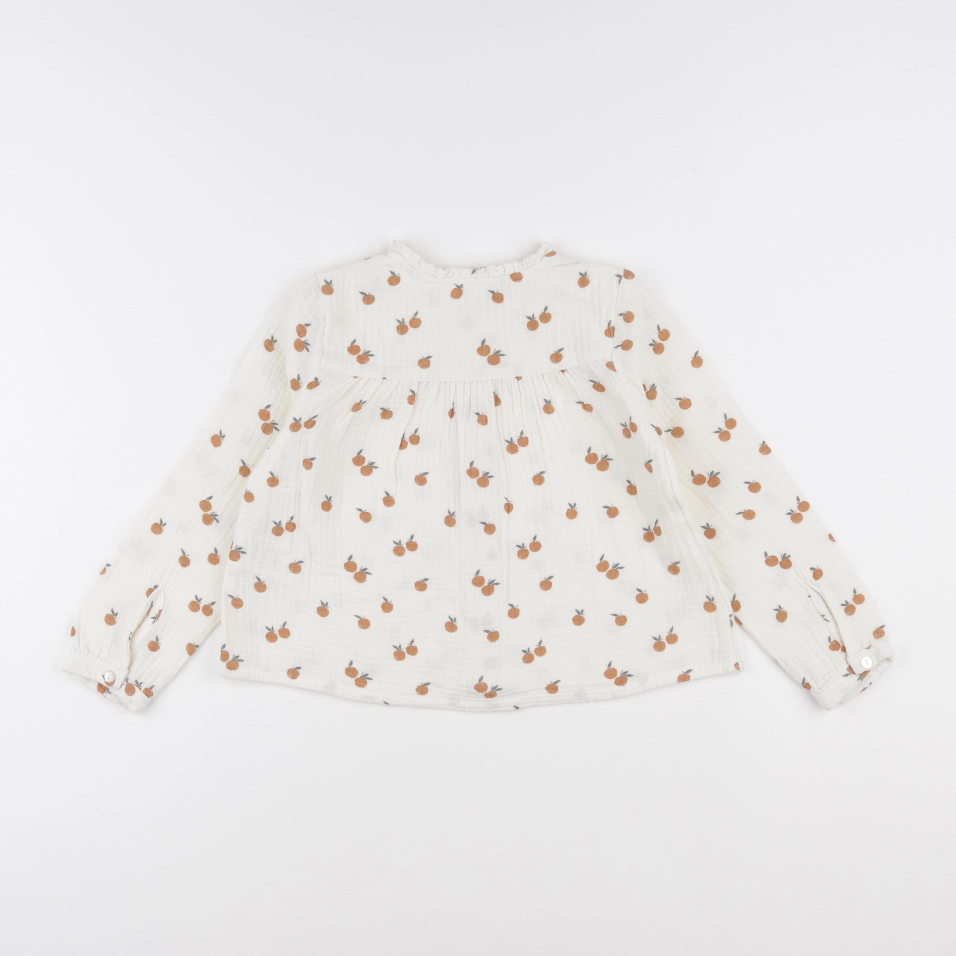 Vertbaudet - chemise beige - 5 ans