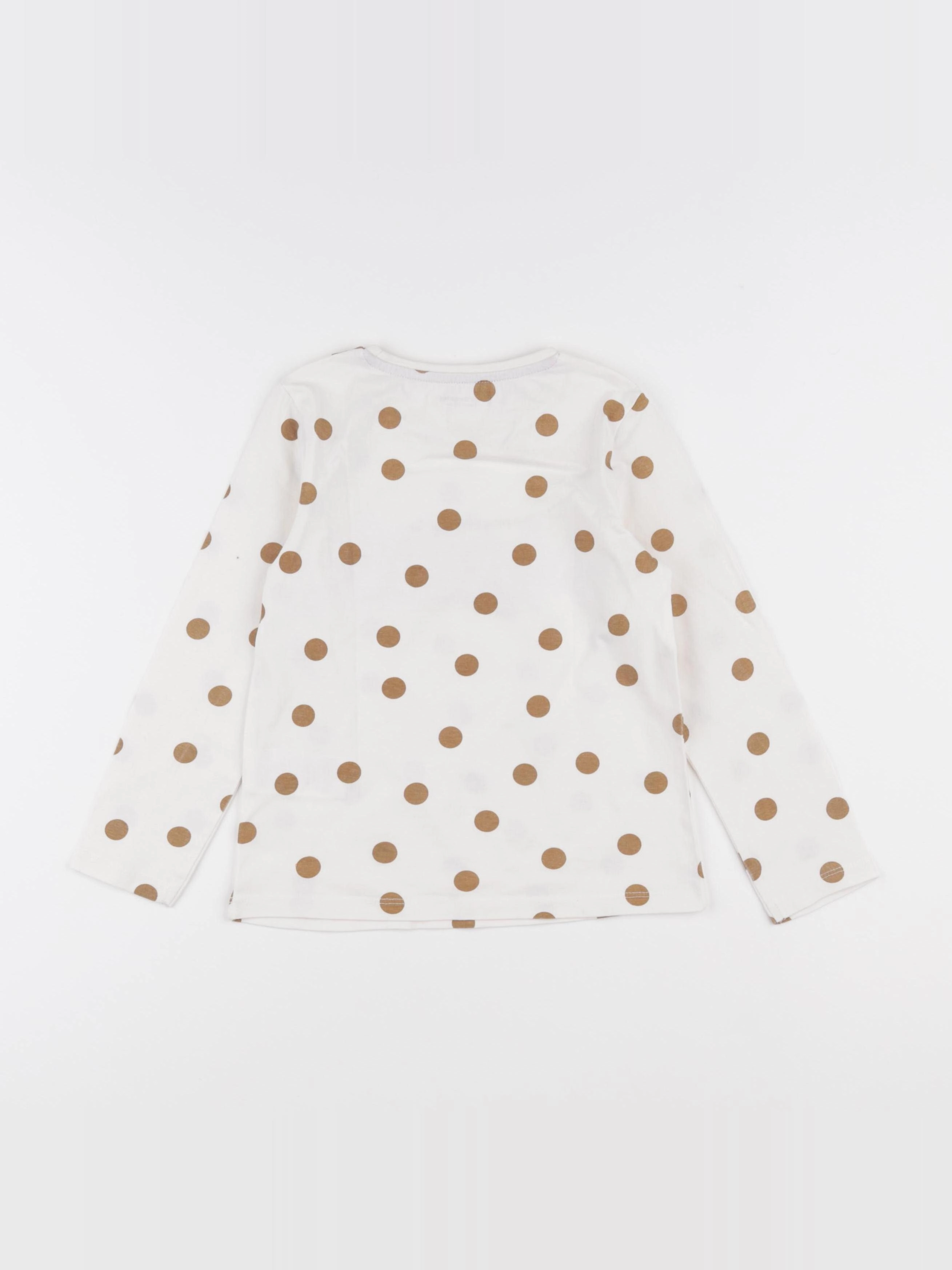 Vertbaudet - tee-shirt beige - 5 ans