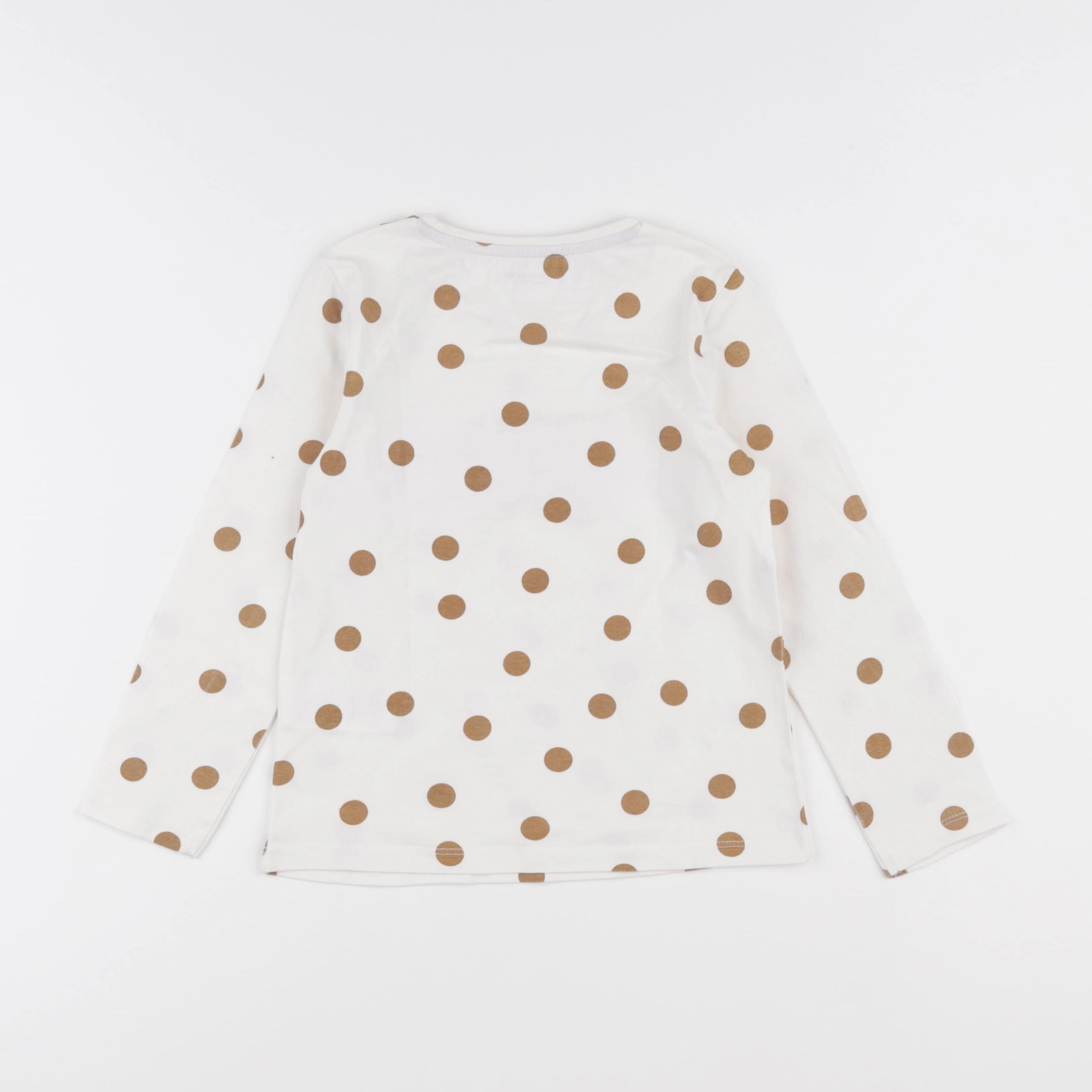 Vertbaudet - tee-shirt beige - 5 ans