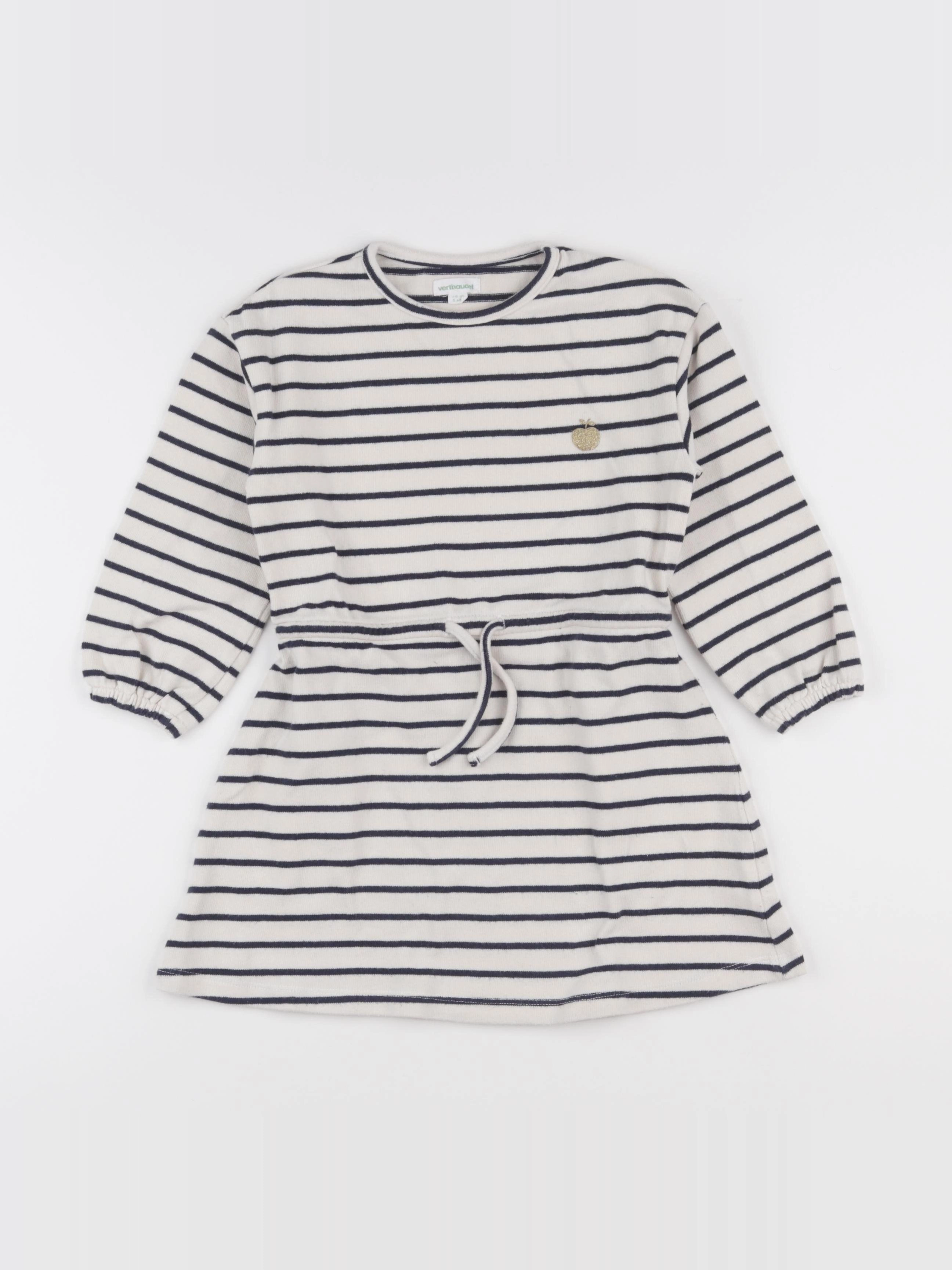 Vertbaudet - robe beige - 5 ans
