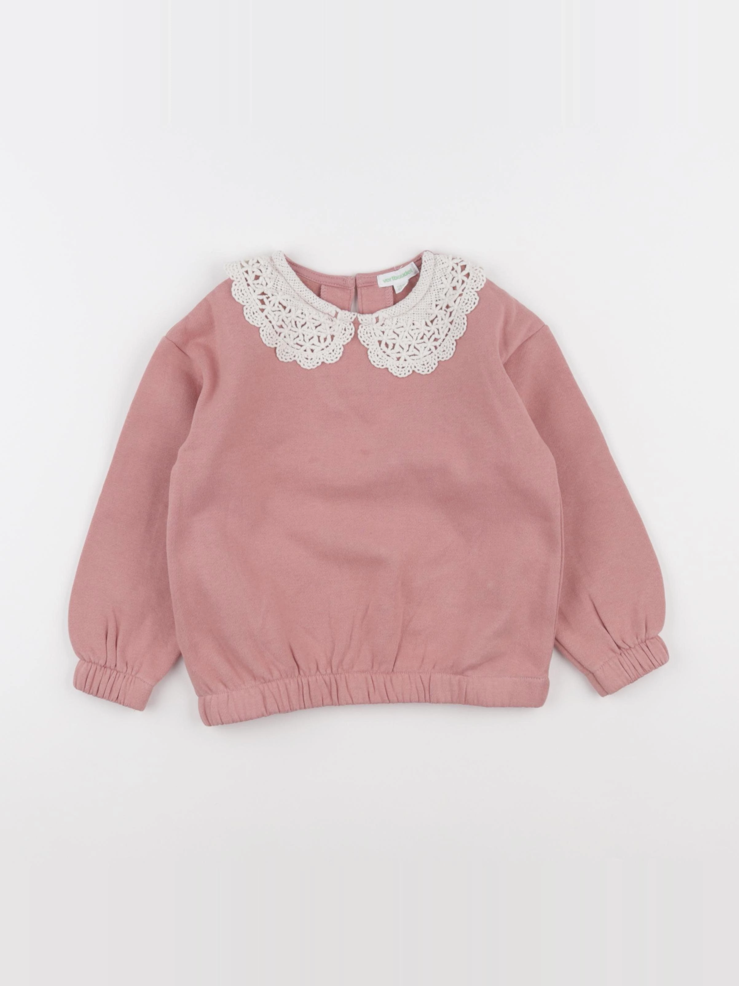 Vertbaudet - sweat rose - 5 ans