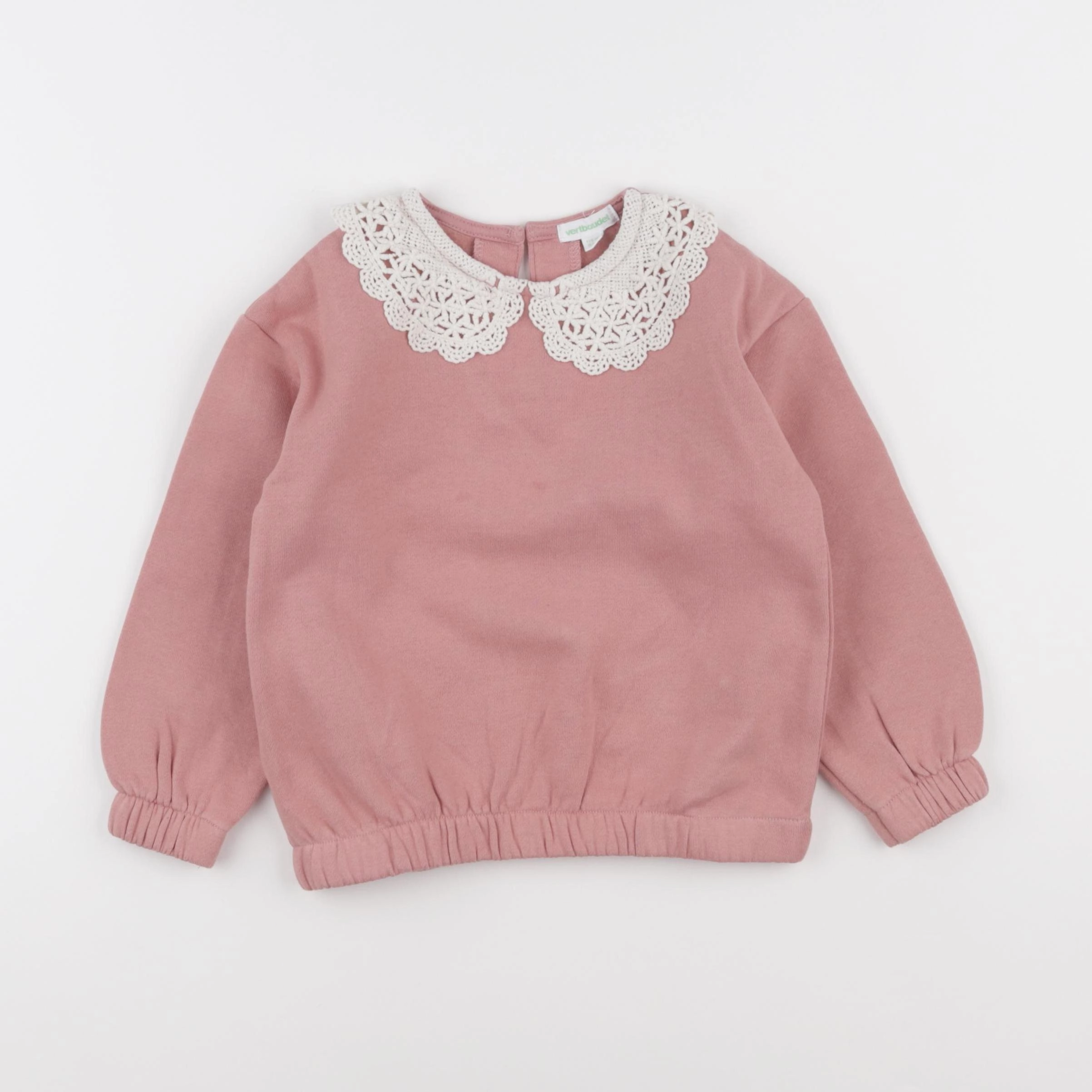 Vertbaudet - sweat rose - 5 ans