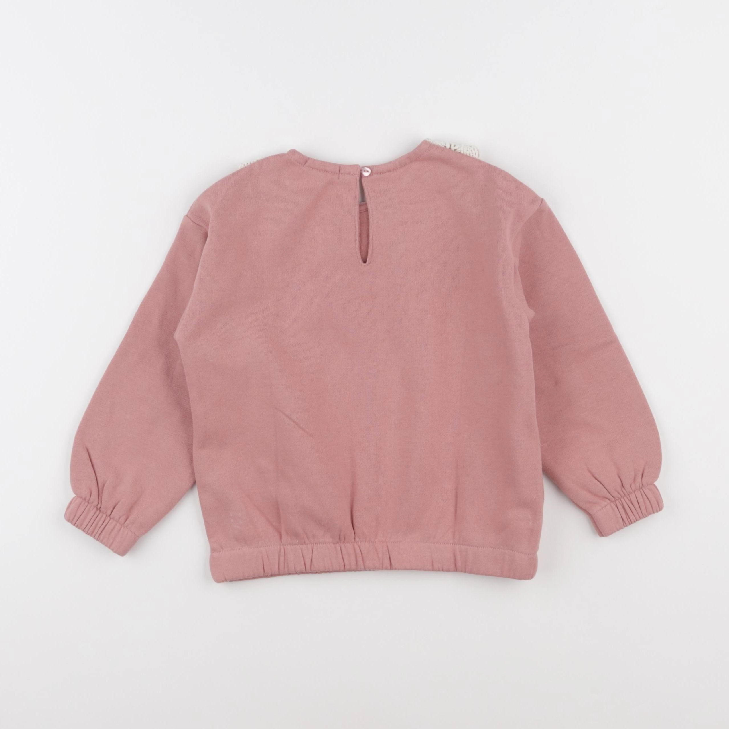 Vertbaudet - sweat rose - 5 ans