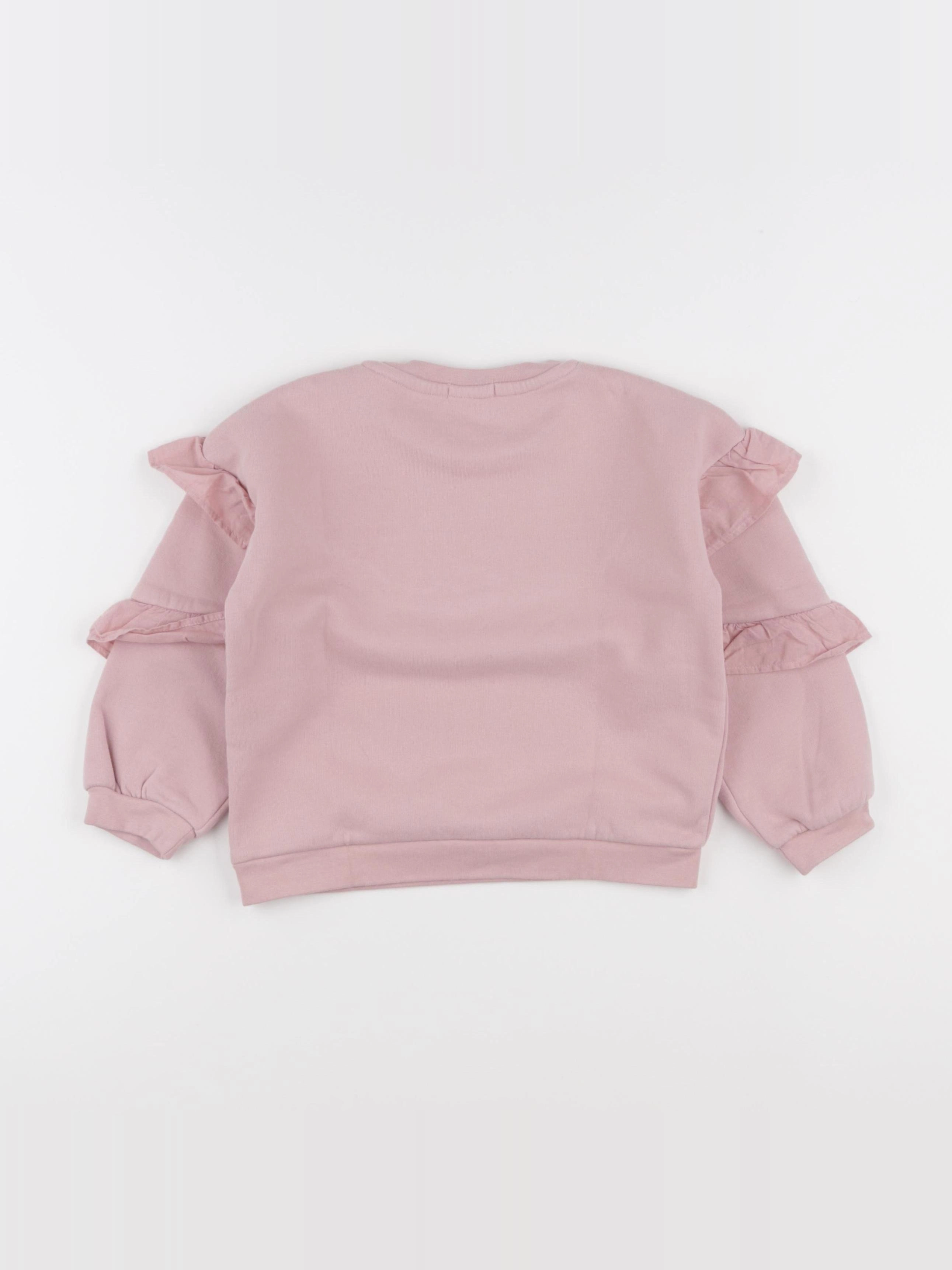 Vertbaudet - sweat rose - 5 ans