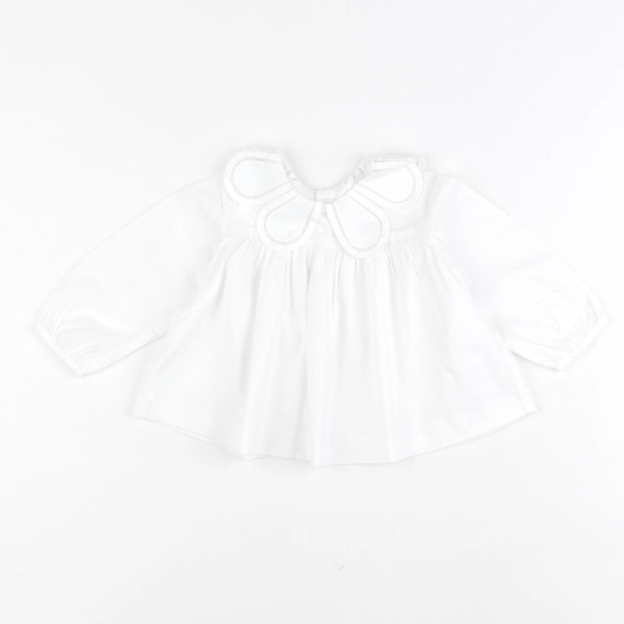 Jacadi - blouse blanc - 12 mois