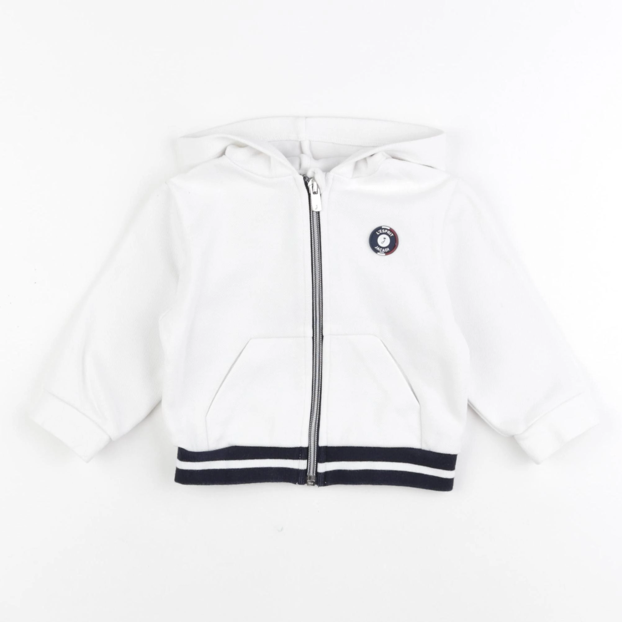 Jacadi - sweat blanc - 18 mois