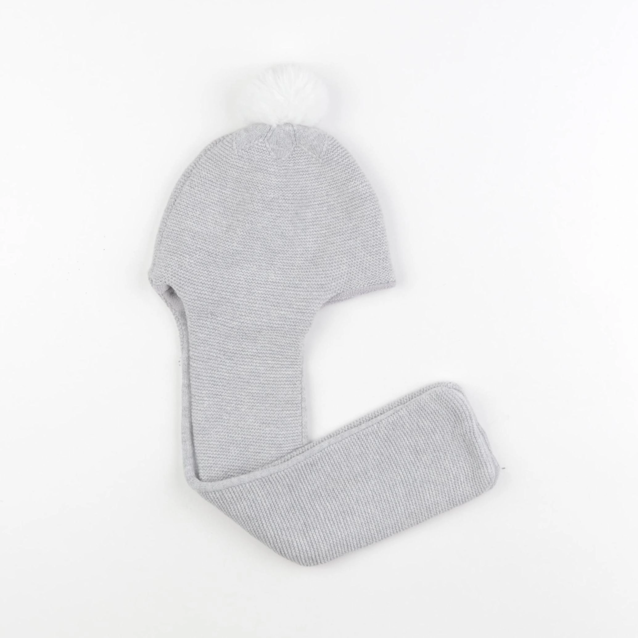 Jacadi - bonnet gris - 24/36 mois