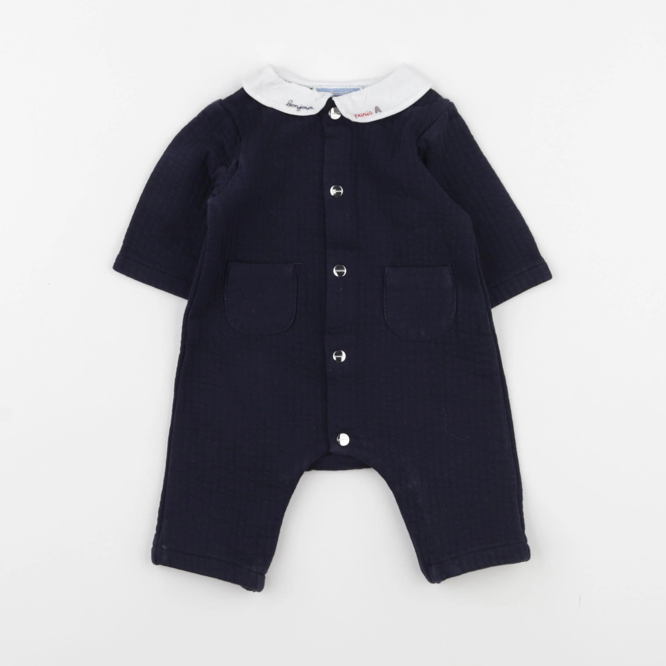 Jacadi - combinaison bleu - 3 mois