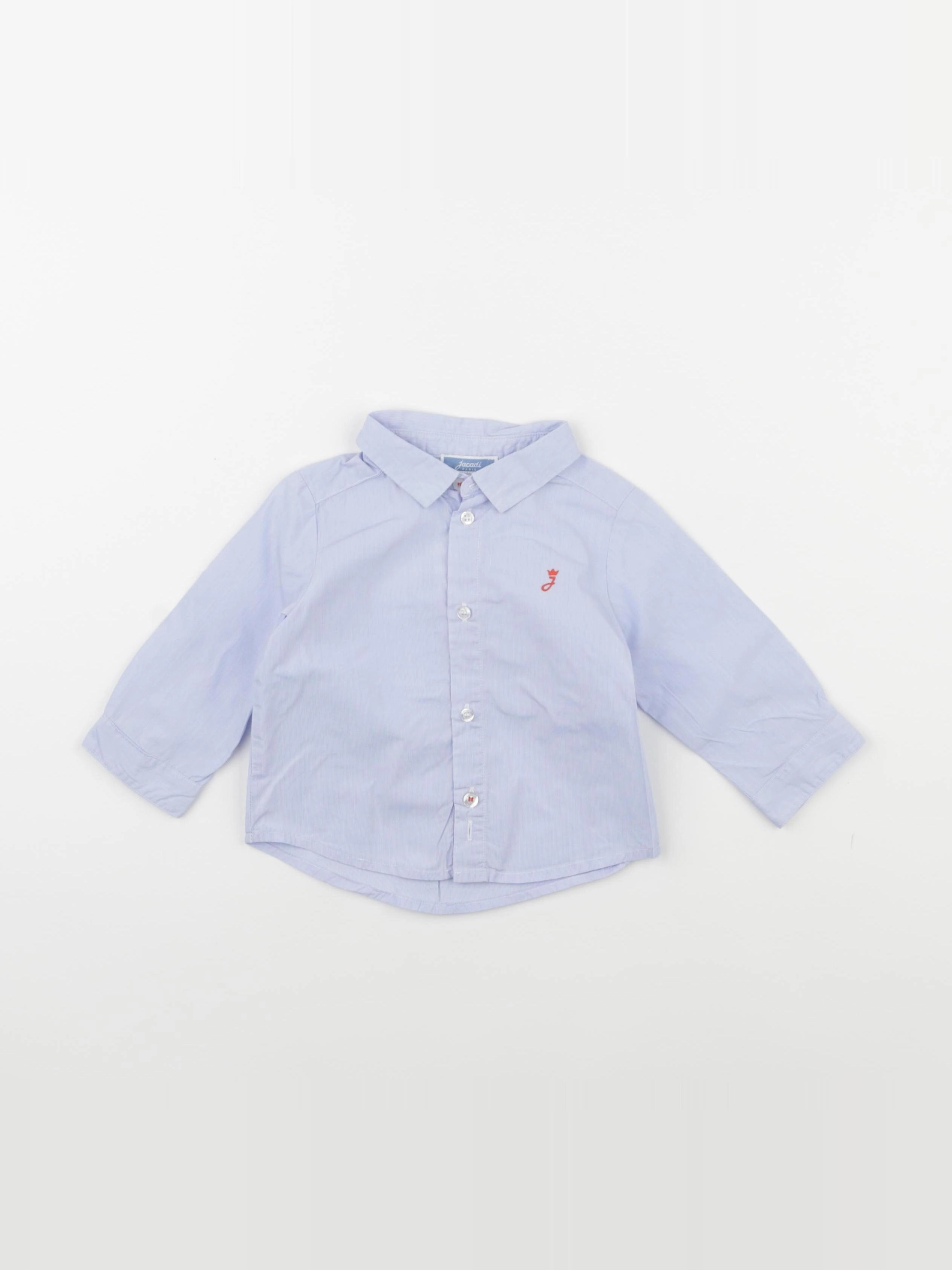 Jacadi - chemise bleu - 6 mois