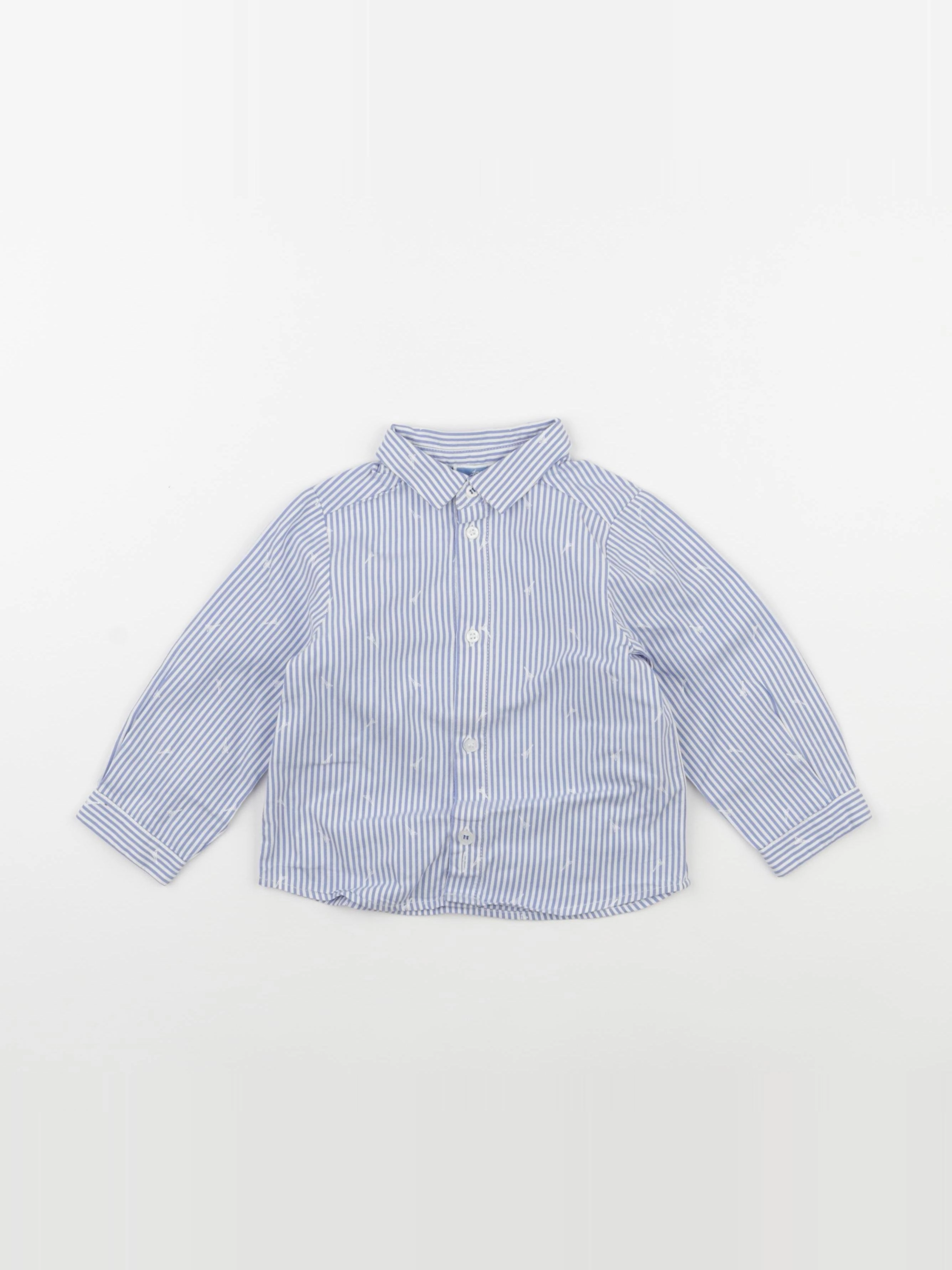 Jacadi - chemise bleu - 18 mois