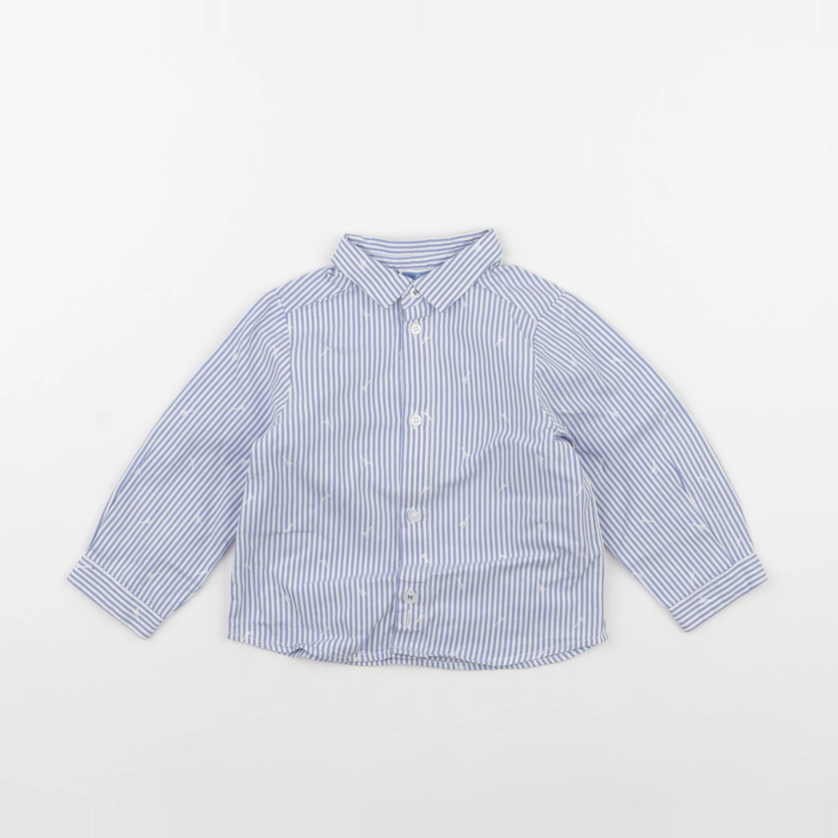 Jacadi - chemise bleu - 18 mois