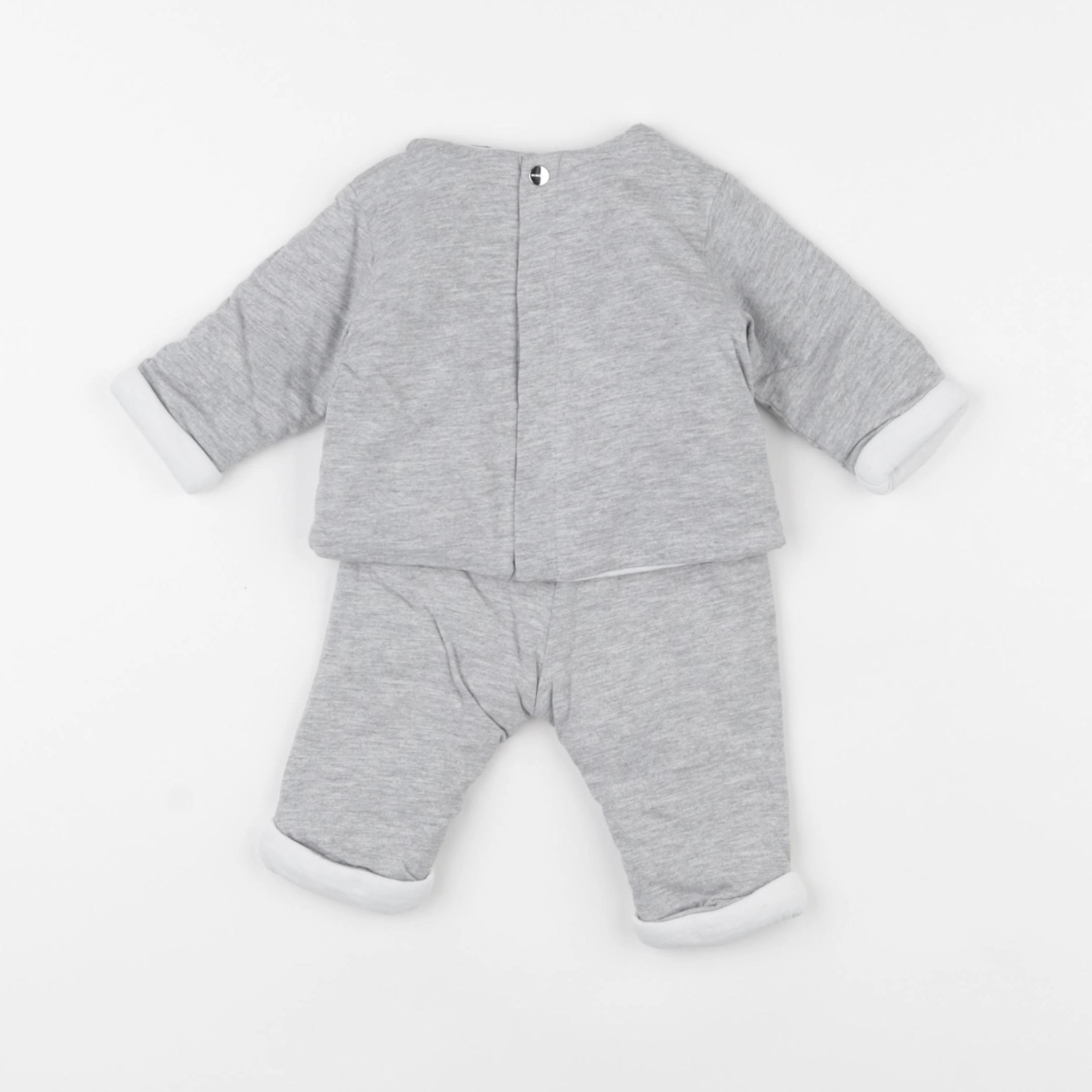 Jacadi - ensemble gris - 1 mois