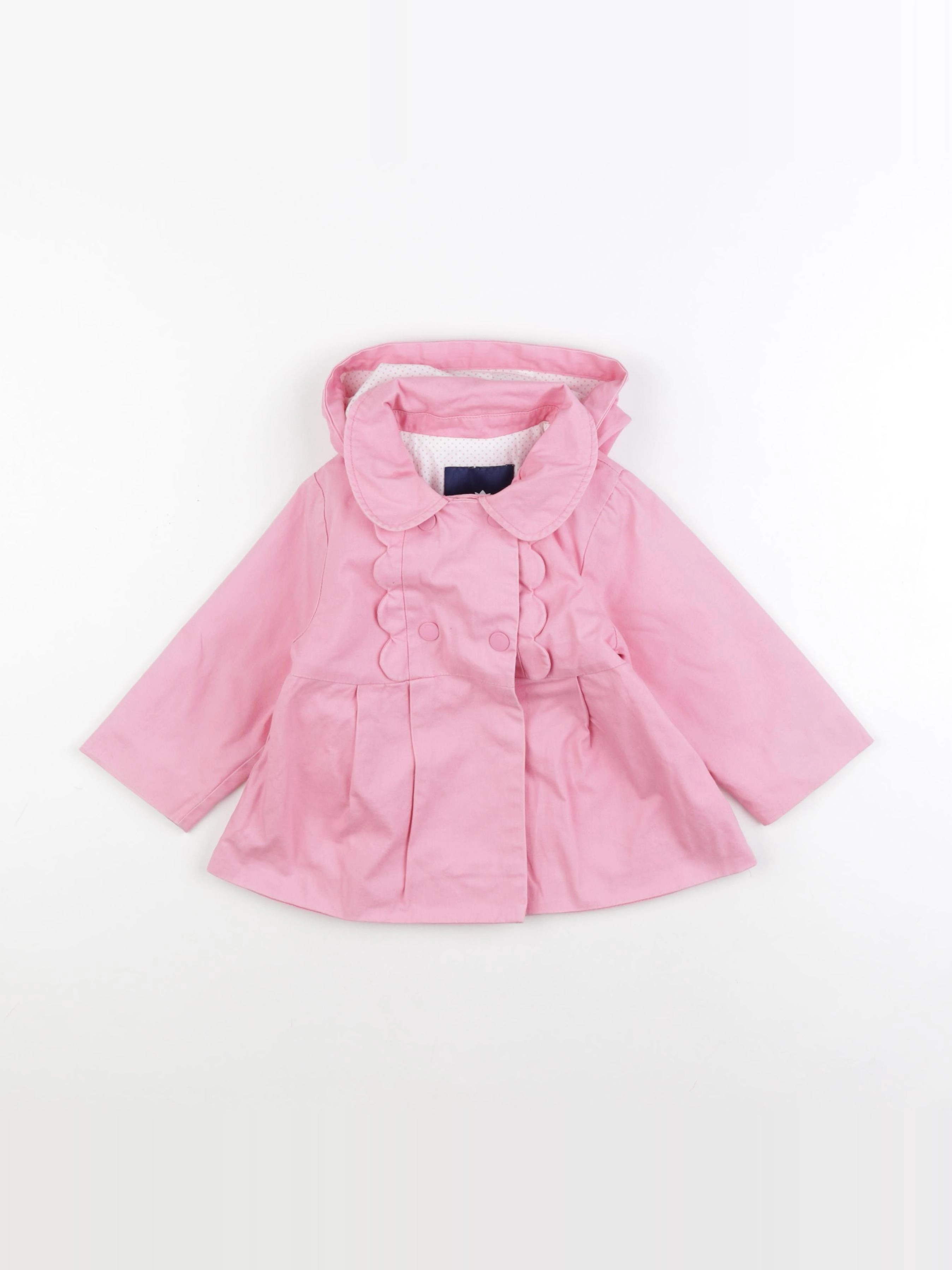 Jacadi - manteau rose - 18 mois
