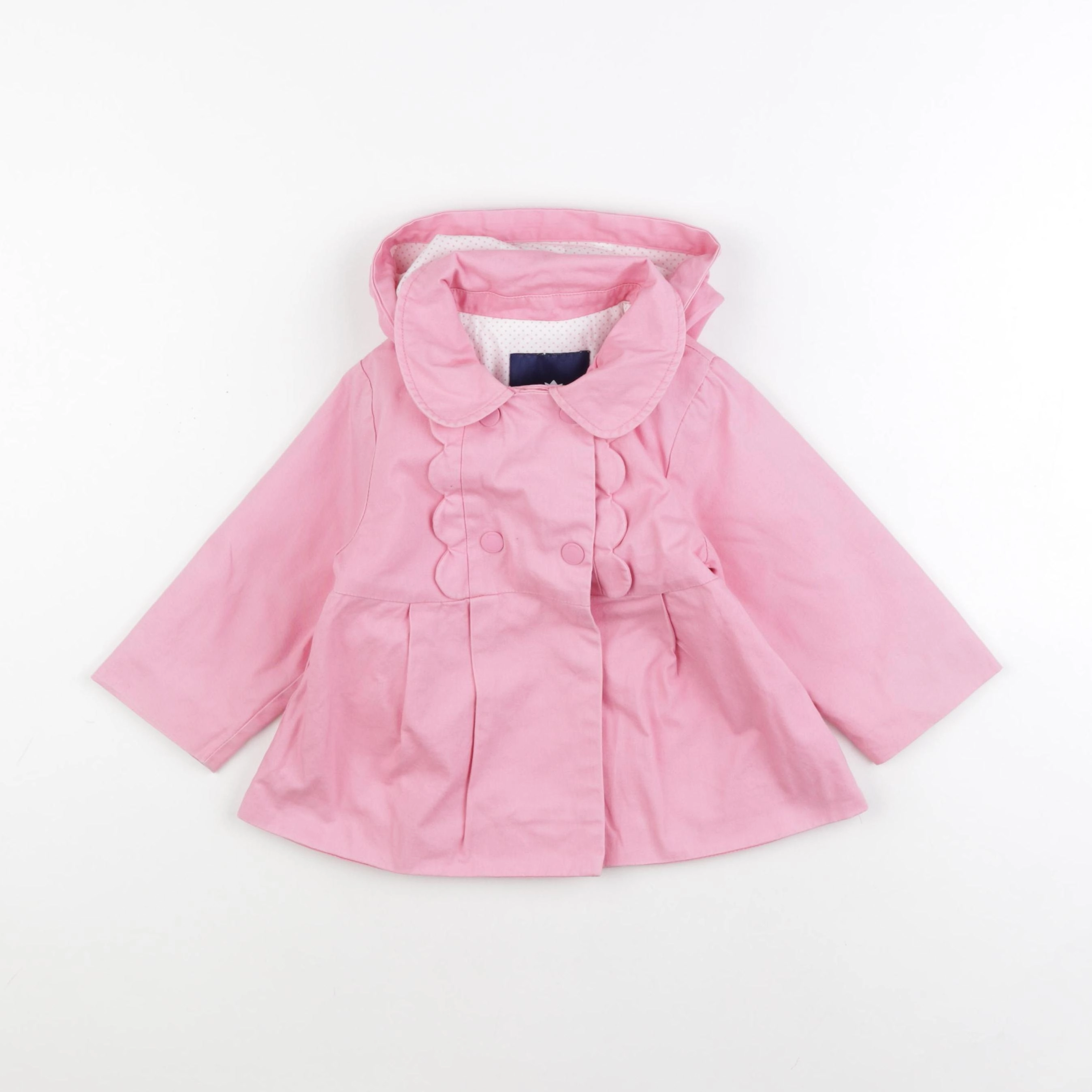 Jacadi - manteau rose - 18 mois