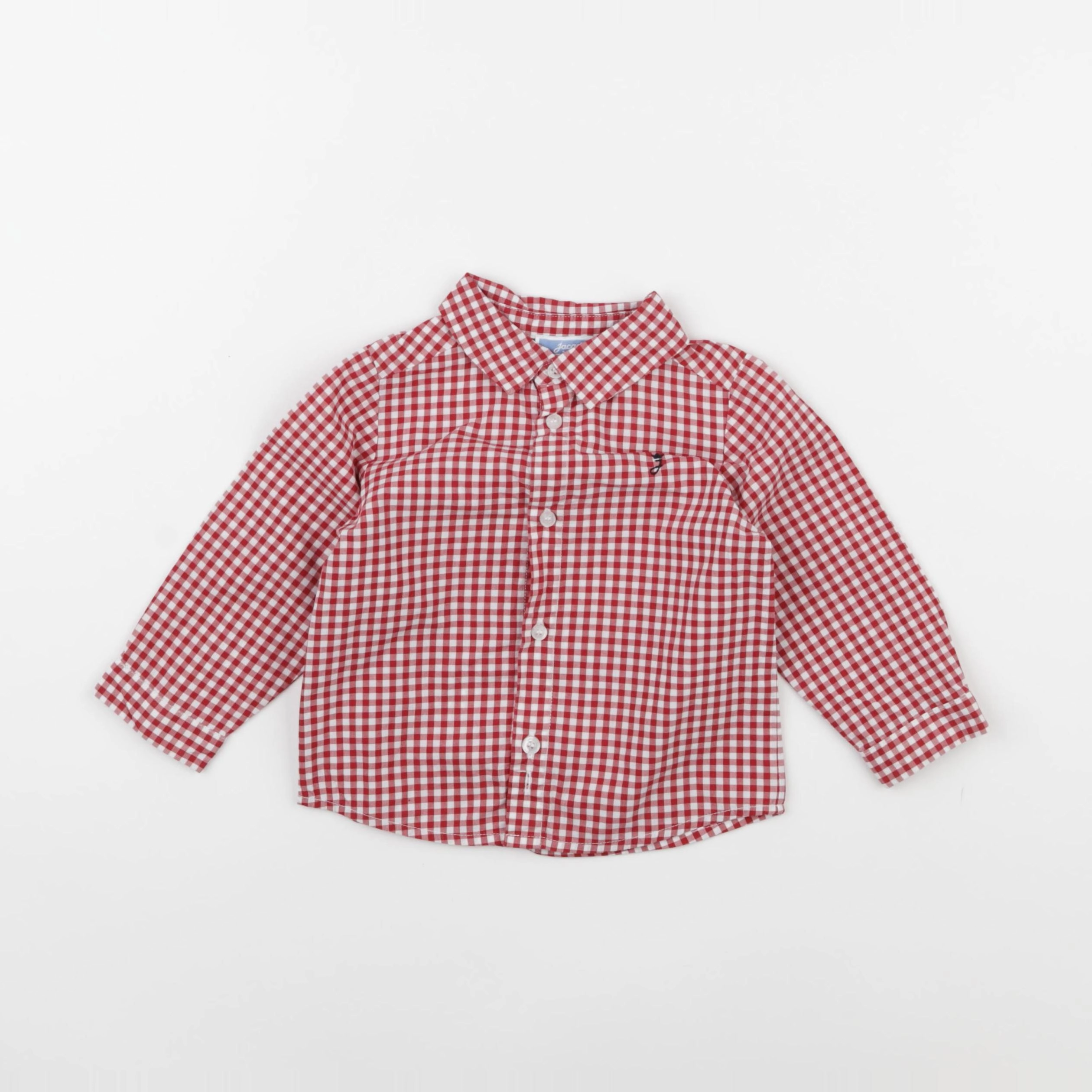 Jacadi - chemise rouge - 12 mois