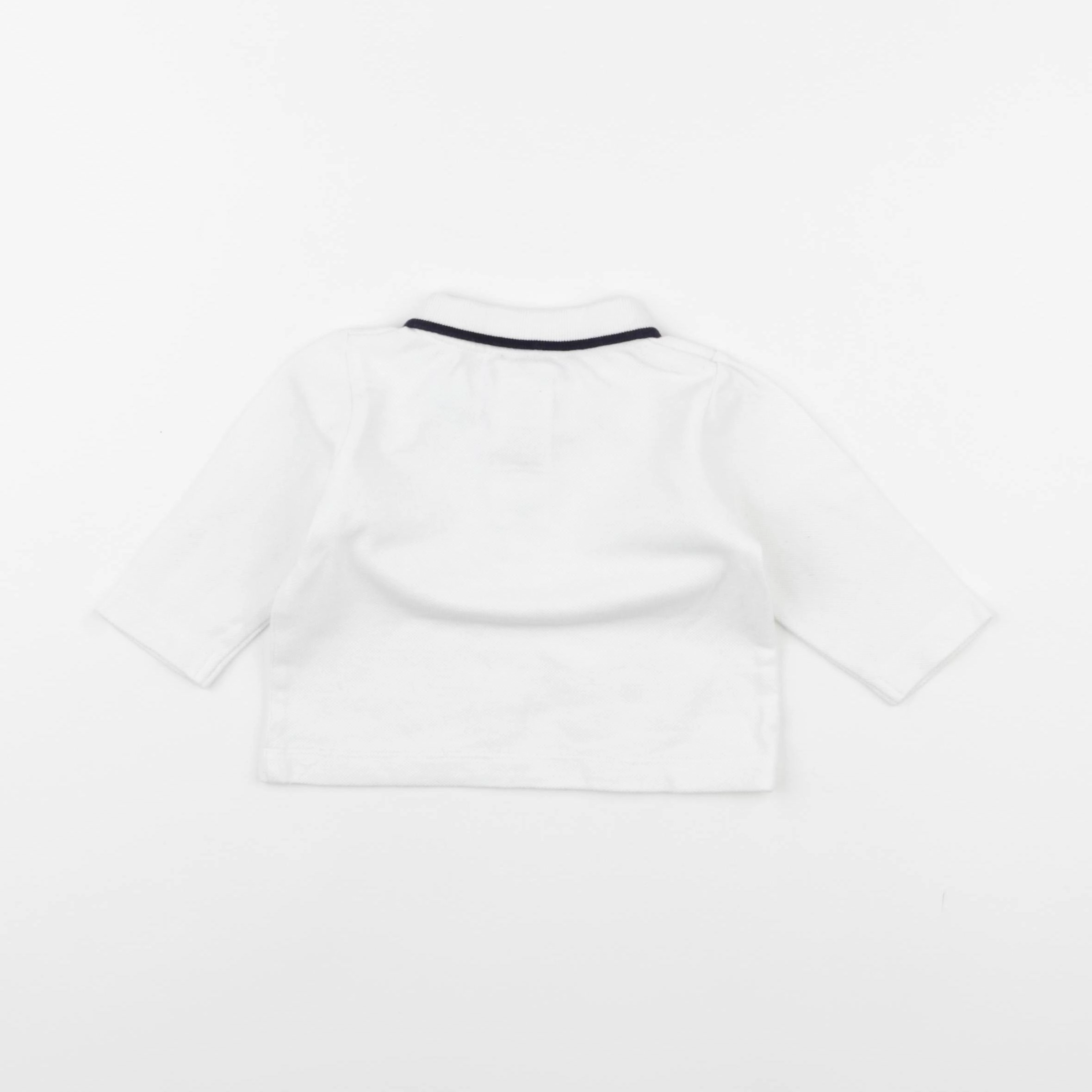 Jacadi - polo blanc - 6 mois