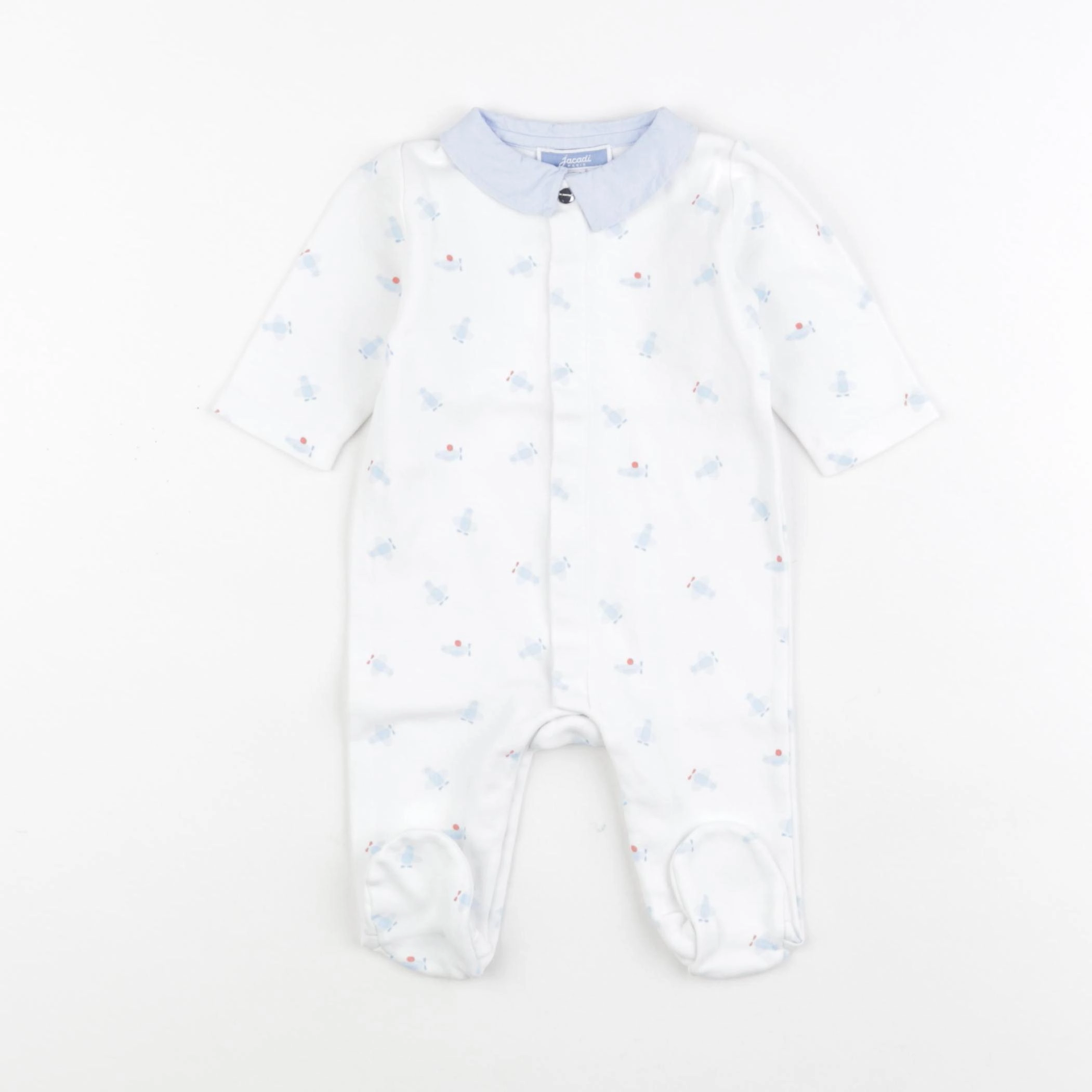 Jacadi - pyjama coton blanc - 3 mois
