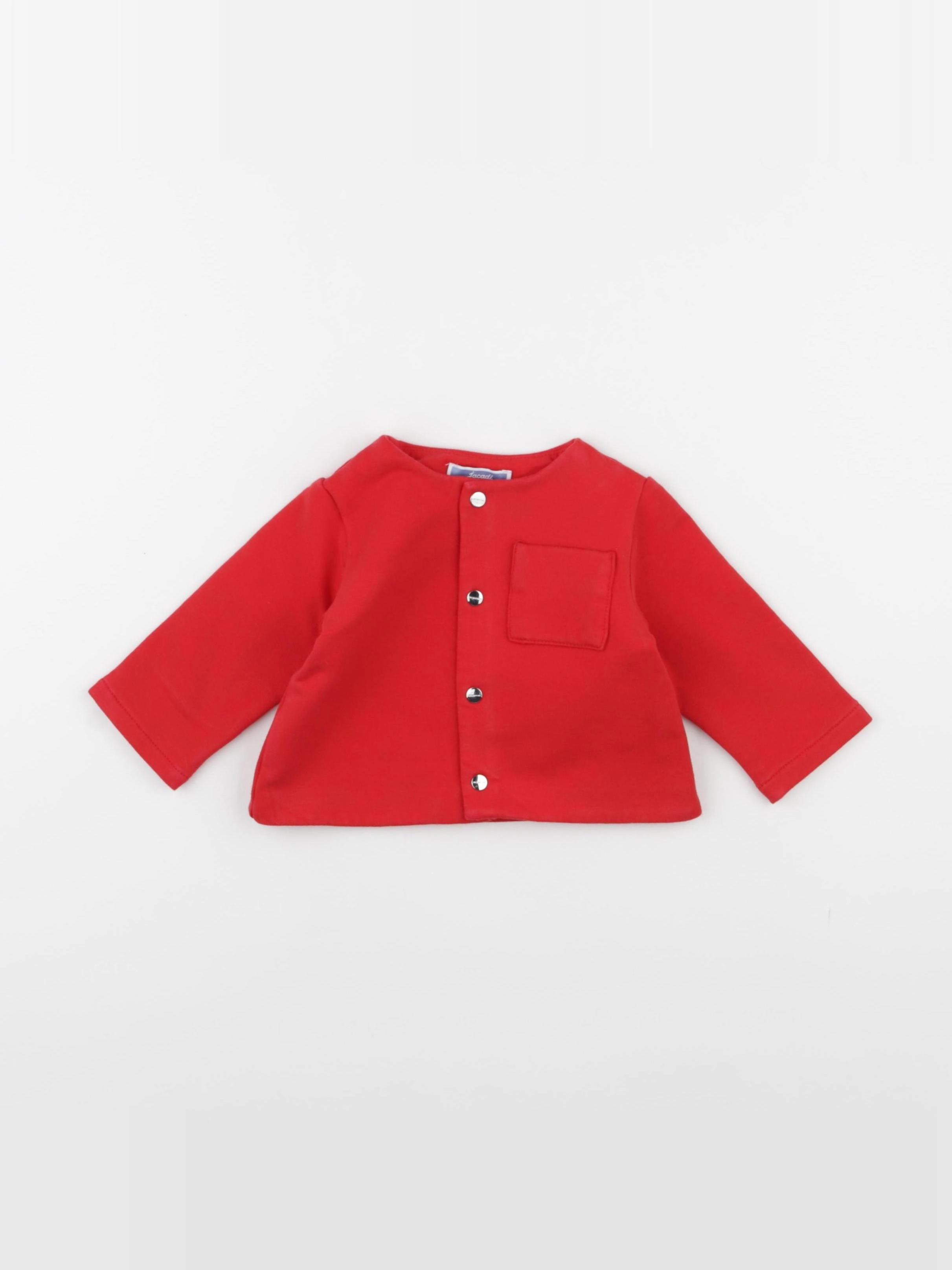 Jacadi - sweat rouge - 6 mois