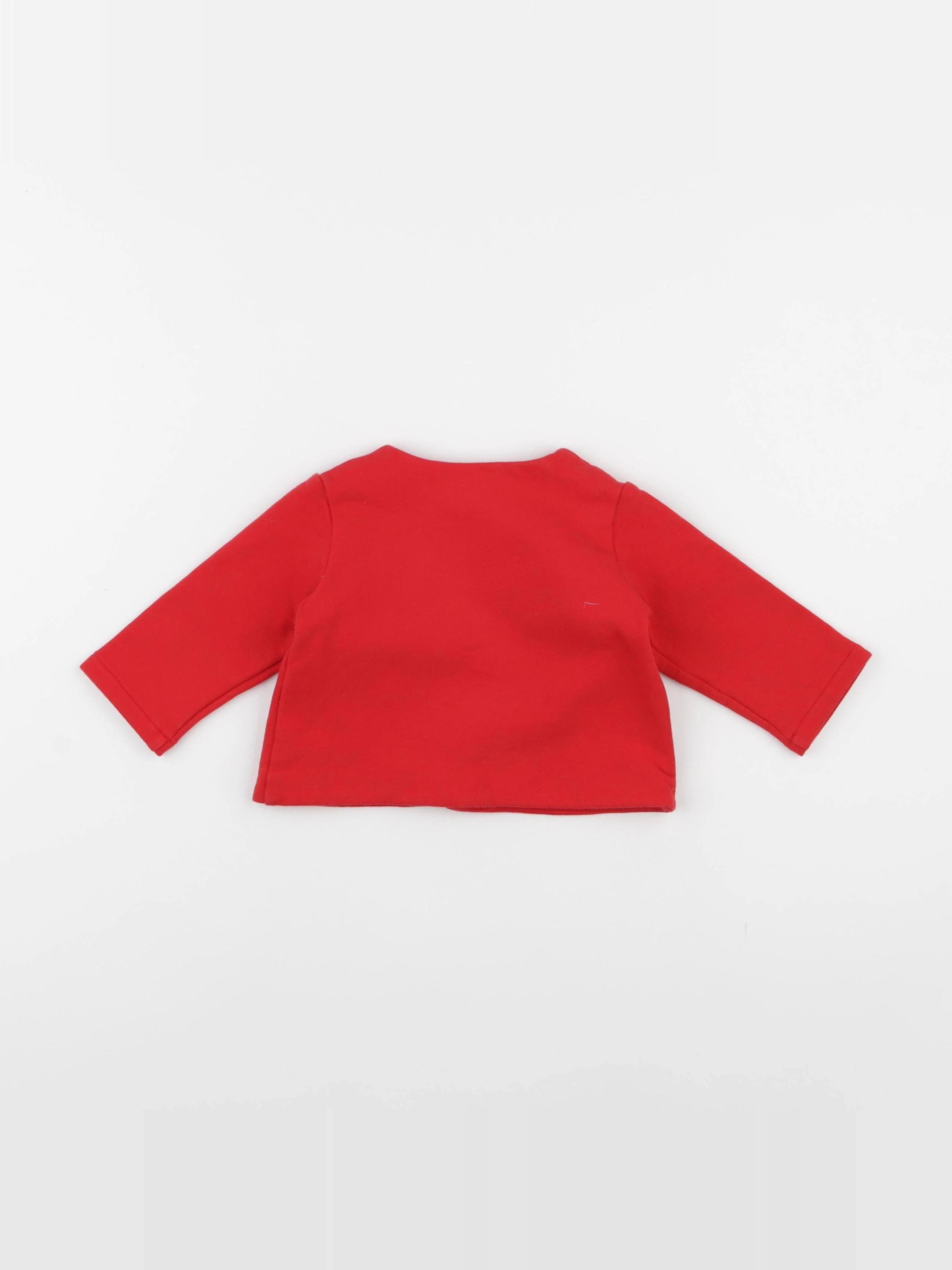 Jacadi - sweat rouge - 6 mois