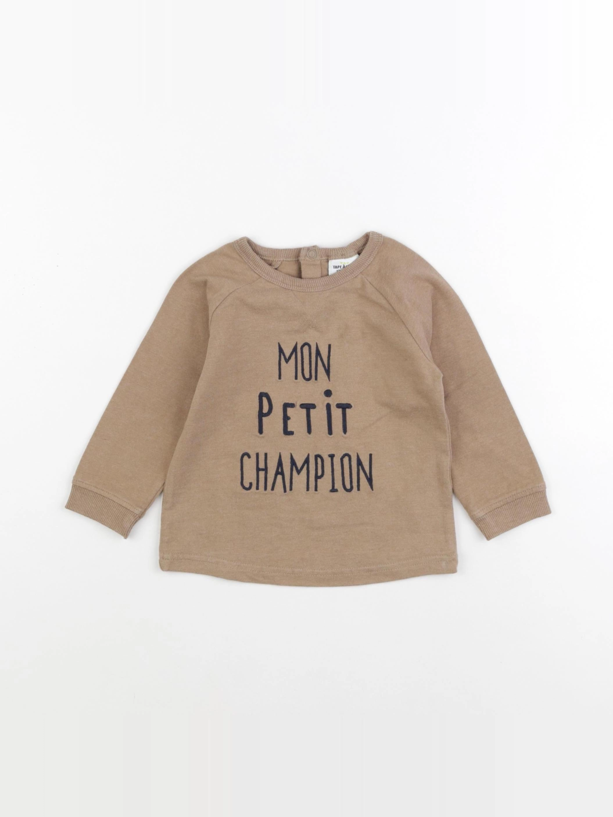 Tape à l'oeil - tee-shirt marron - 12 mois