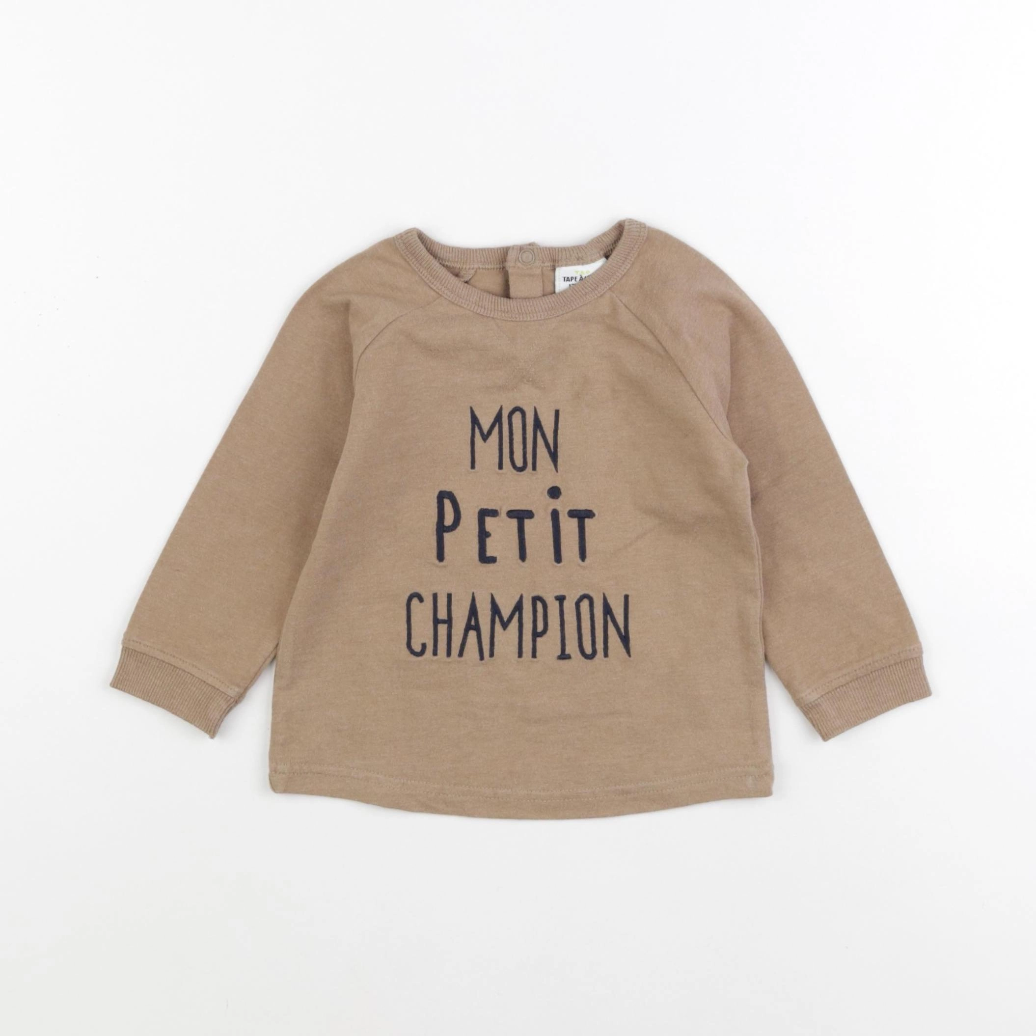 Tape à l'oeil - tee-shirt marron - 12 mois