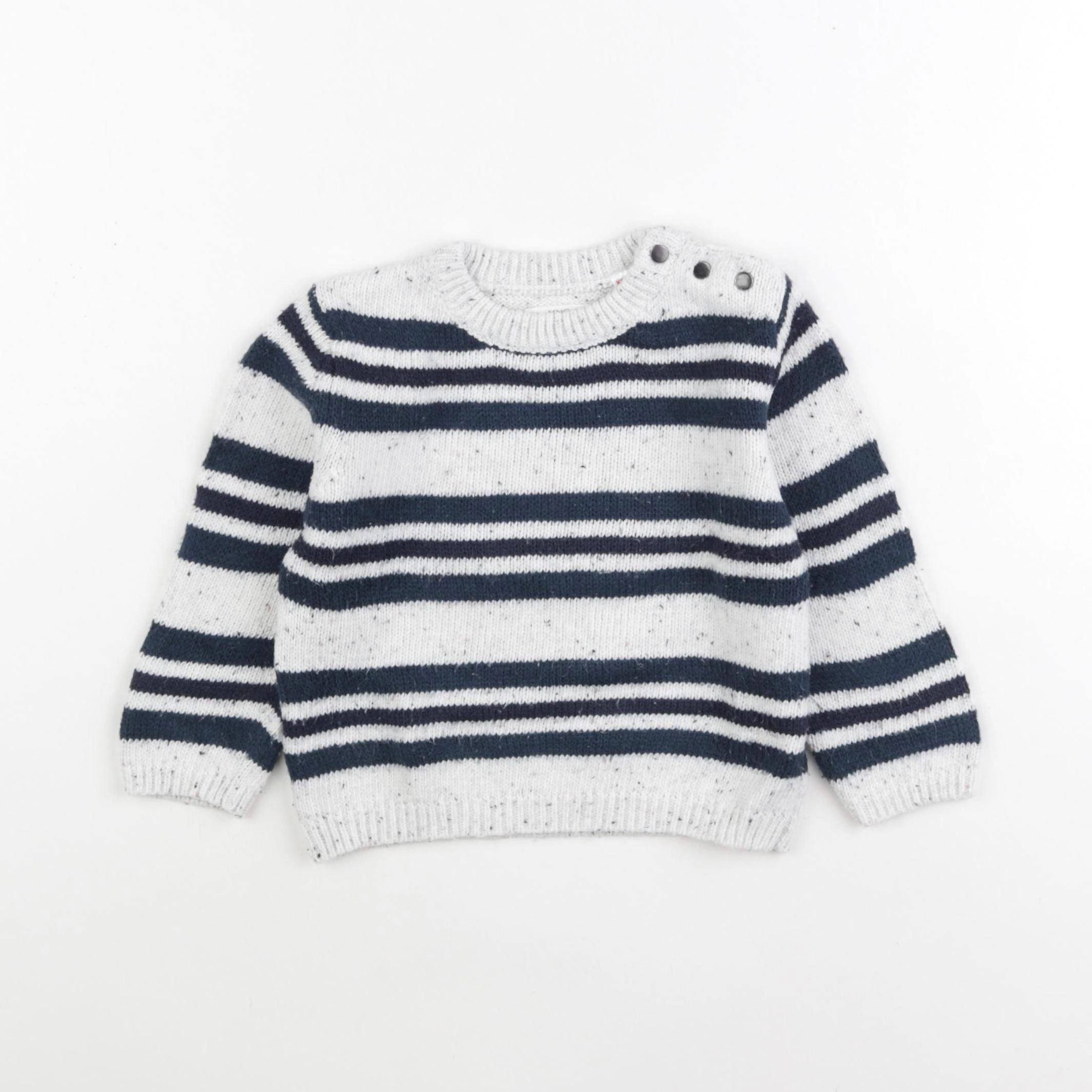 Mango - pull bleu - 12/18 mois