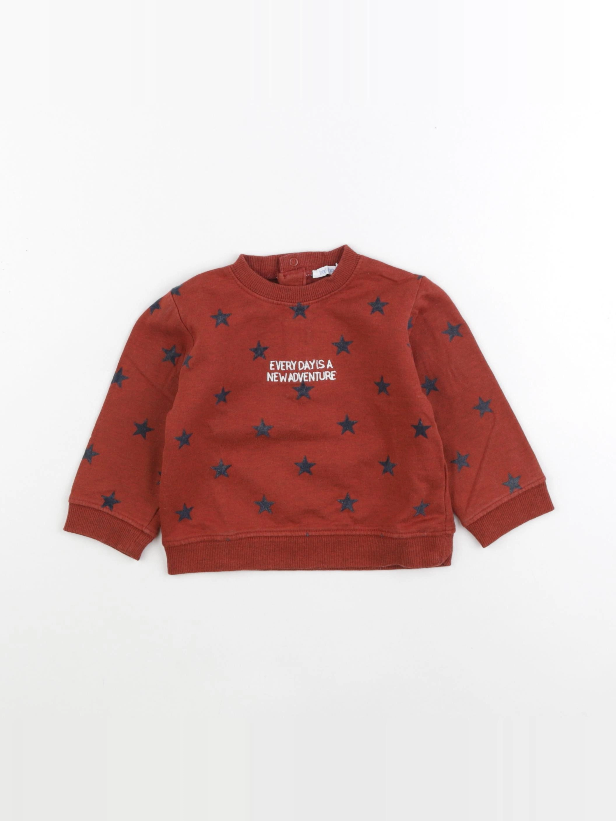 Boutchou - sweat marron - 12 mois