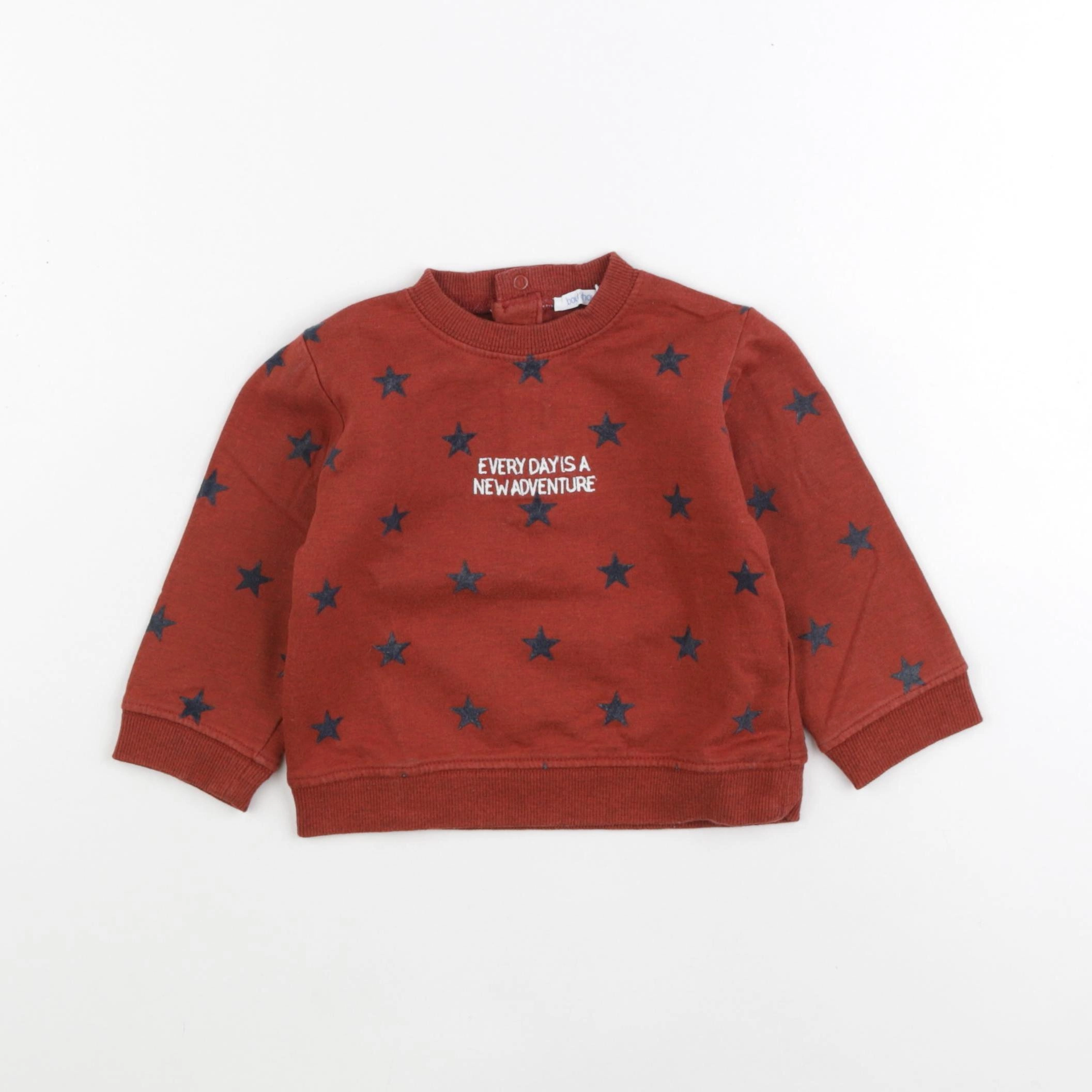 Boutchou - sweat marron - 12 mois