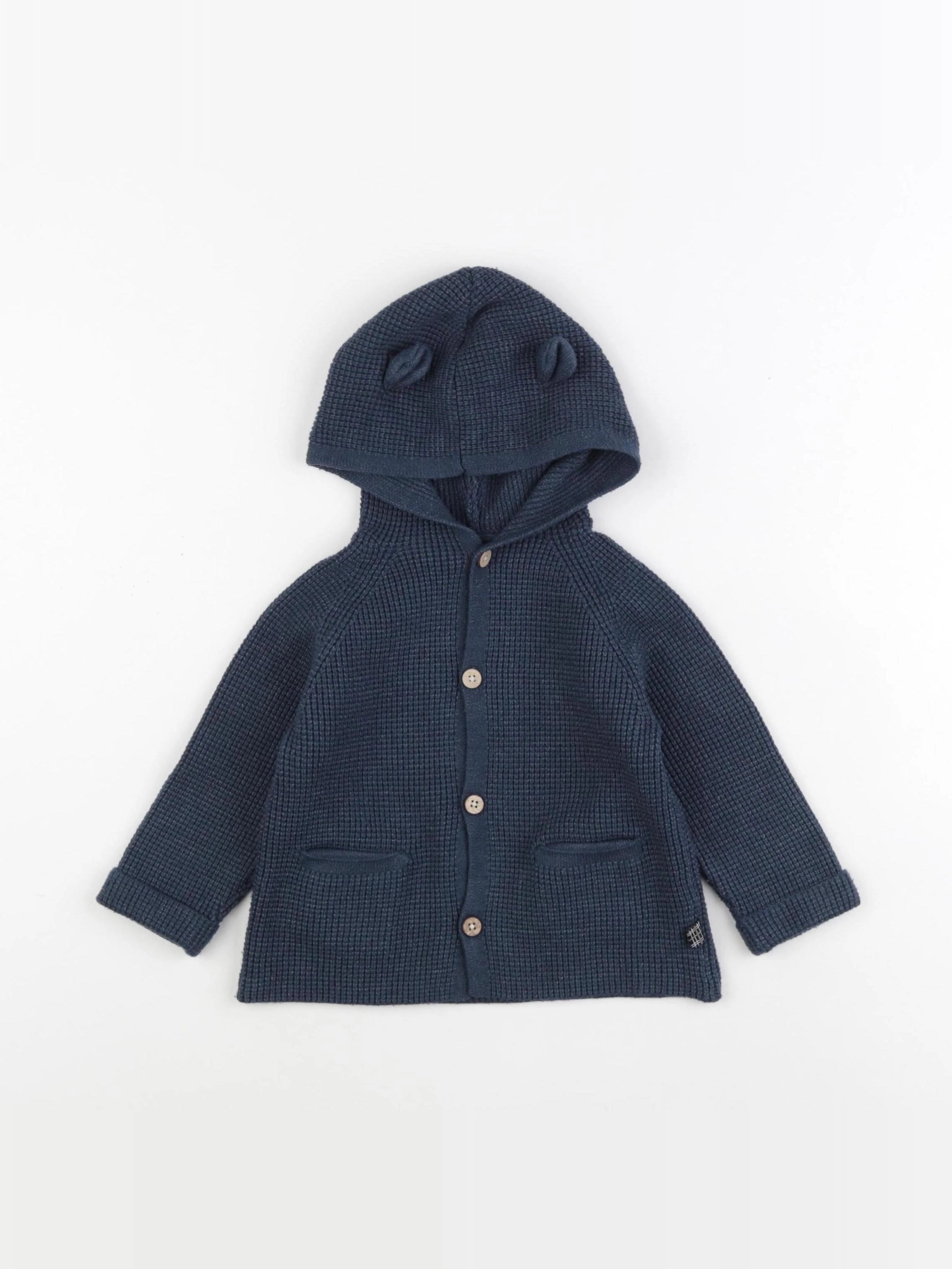 Zara - gilet bleu - 9/12 mois