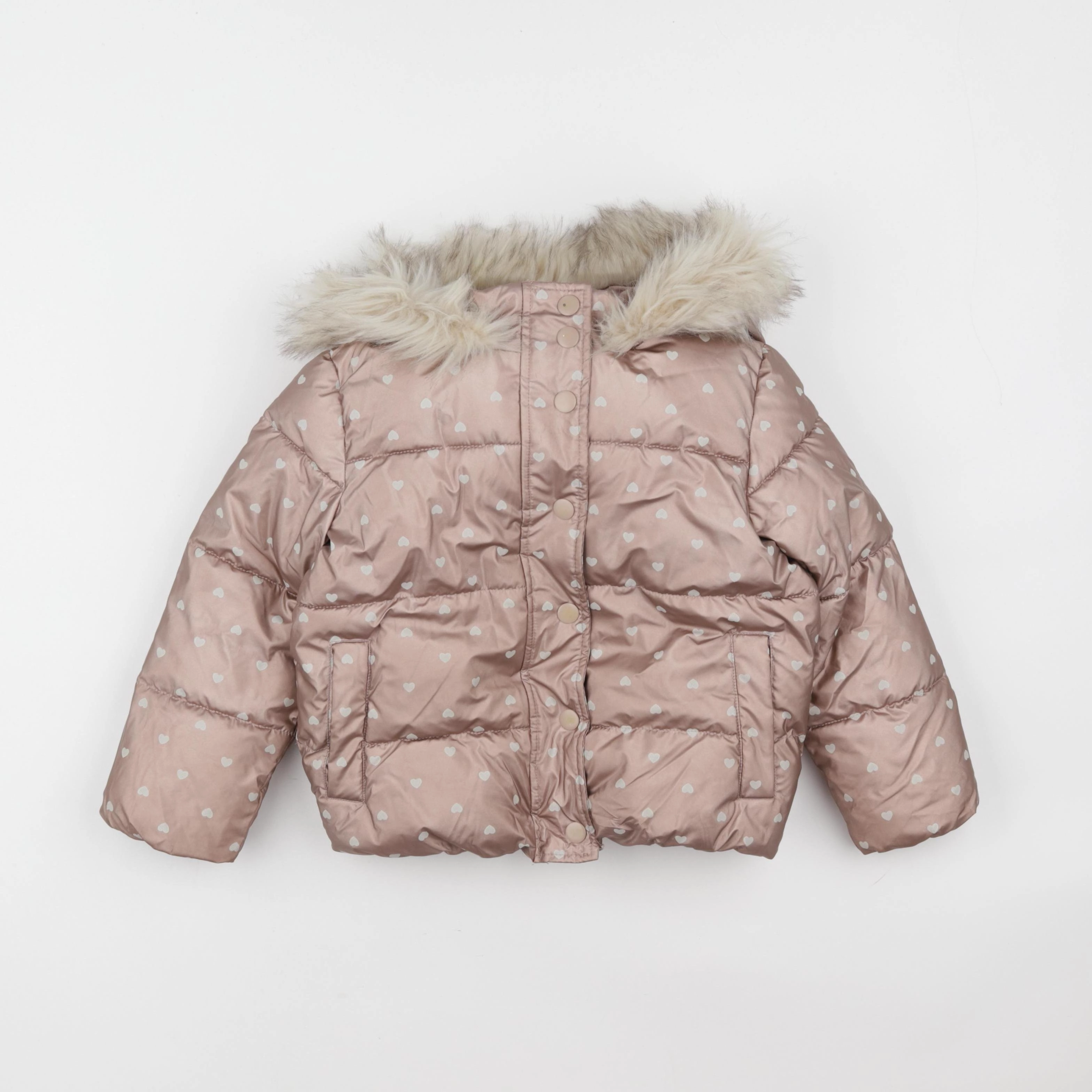 Vertbaudet - doudoune rose - 4 ans