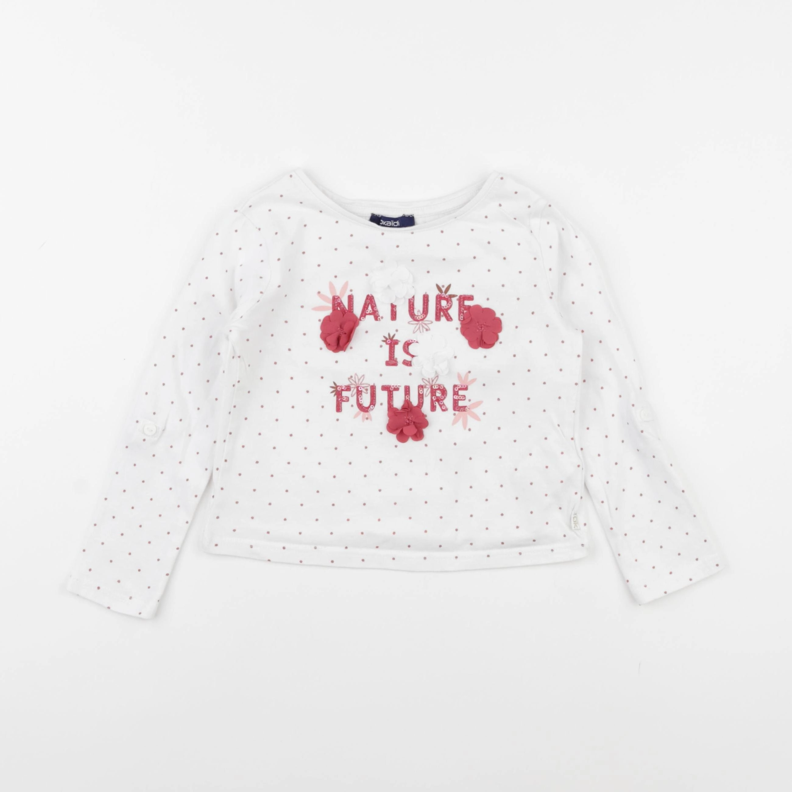 Okaidi - tee-shirt blanc - 3 ans
