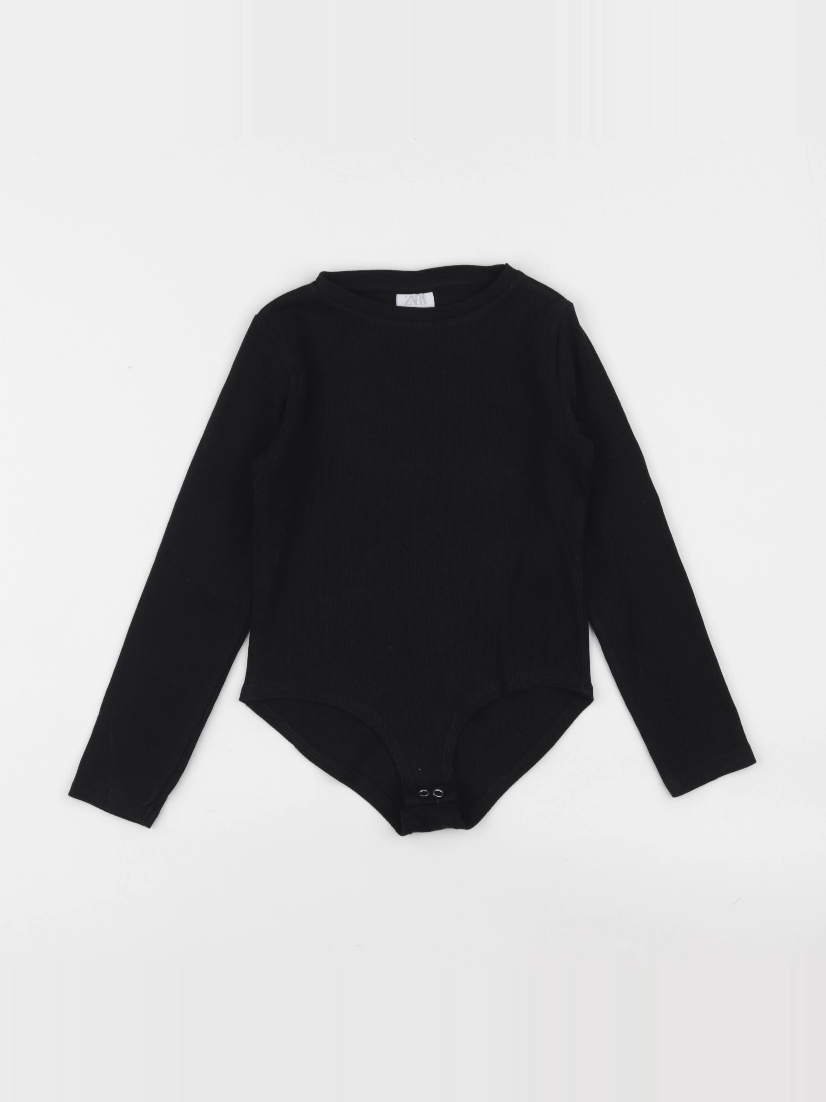 Zara - body tee-shirt noir - 8 ans