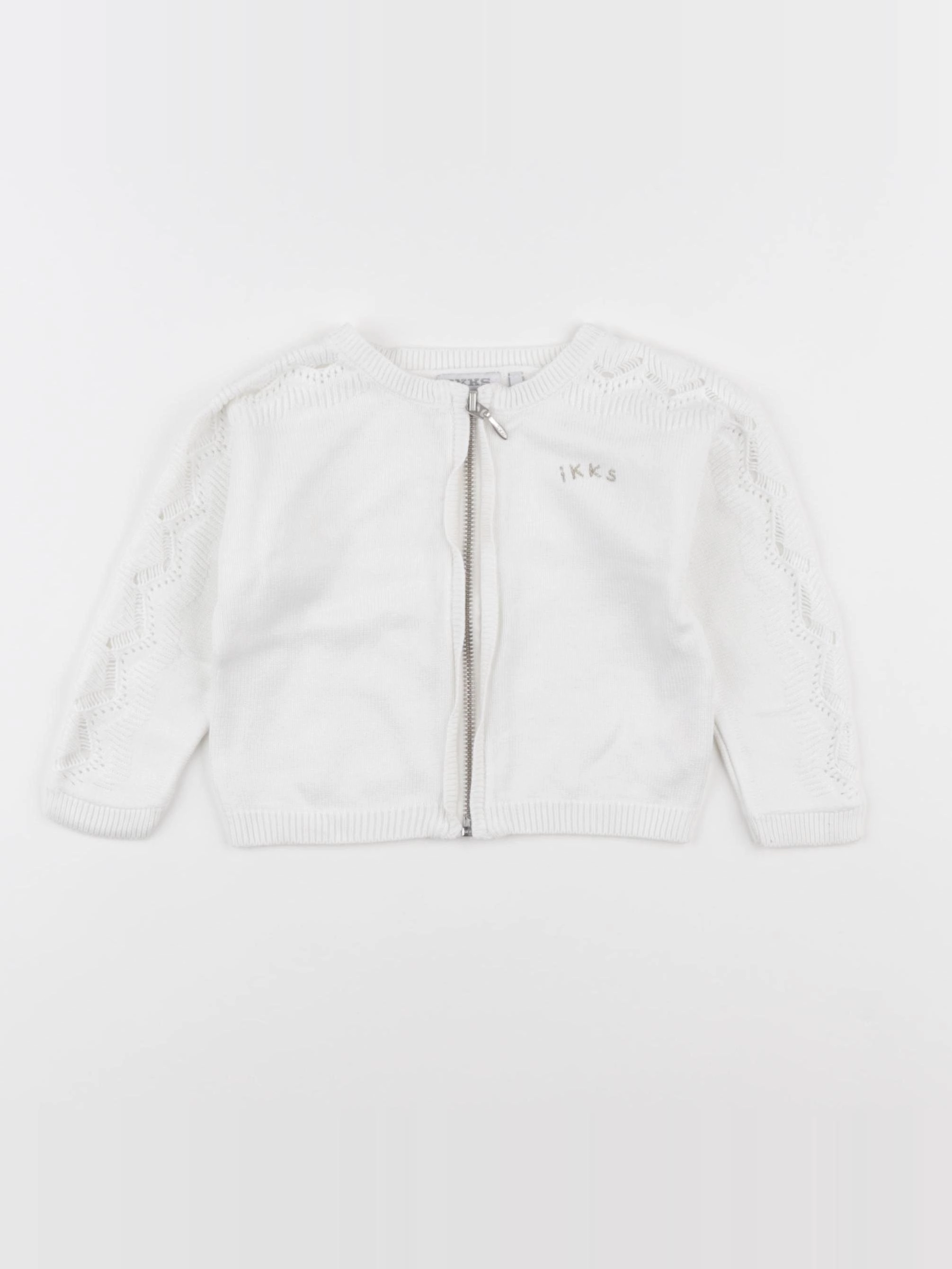 IKKS - gilet blanc - 18 mois