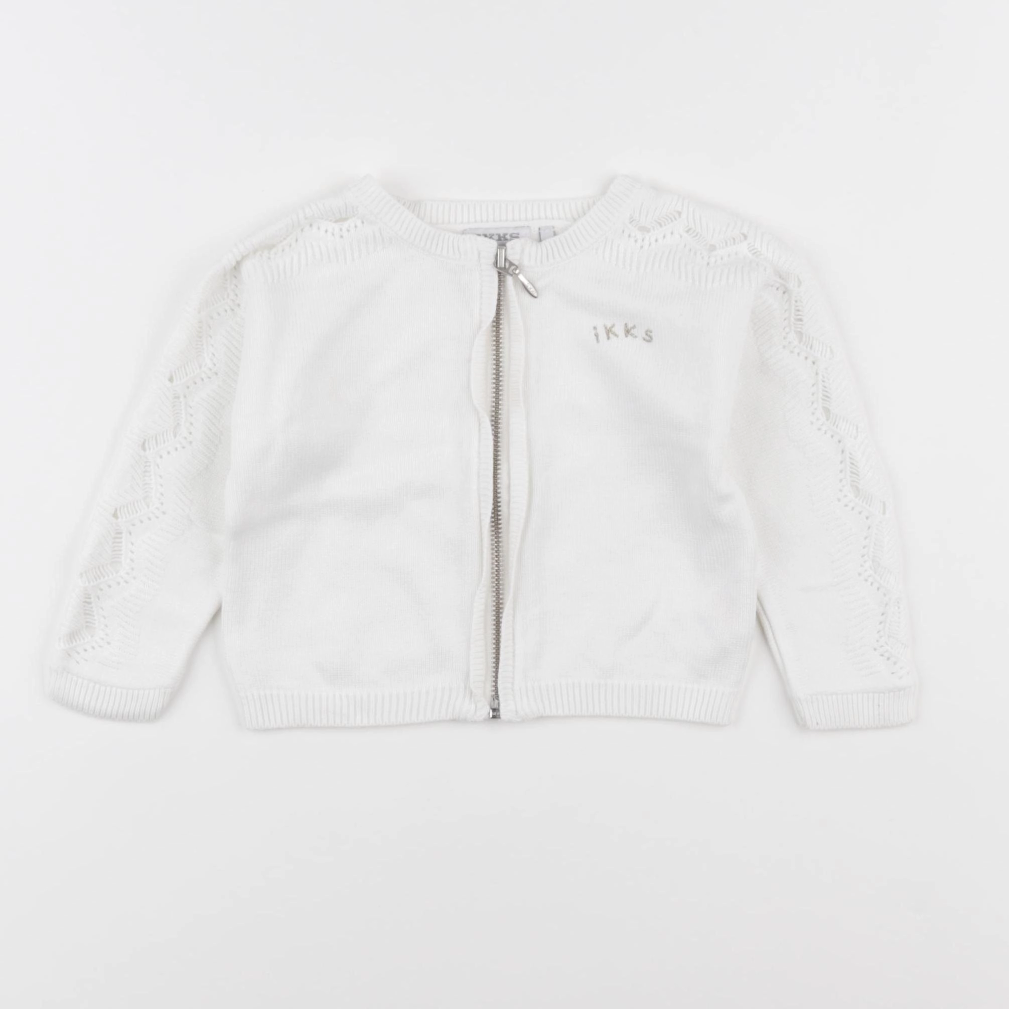 IKKS - gilet blanc - 18 mois
