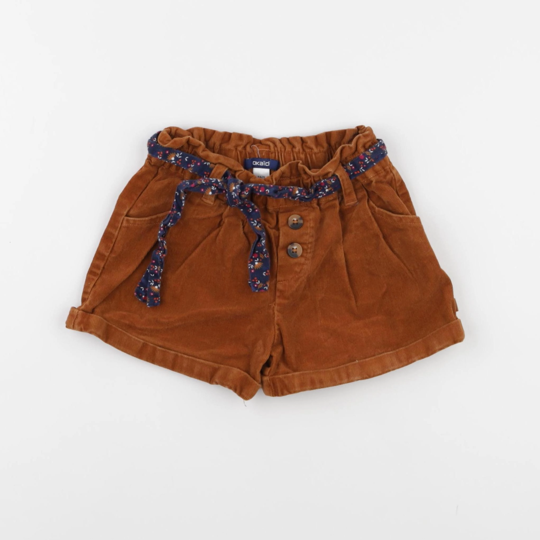 Okaidi - short marron - 3 ans