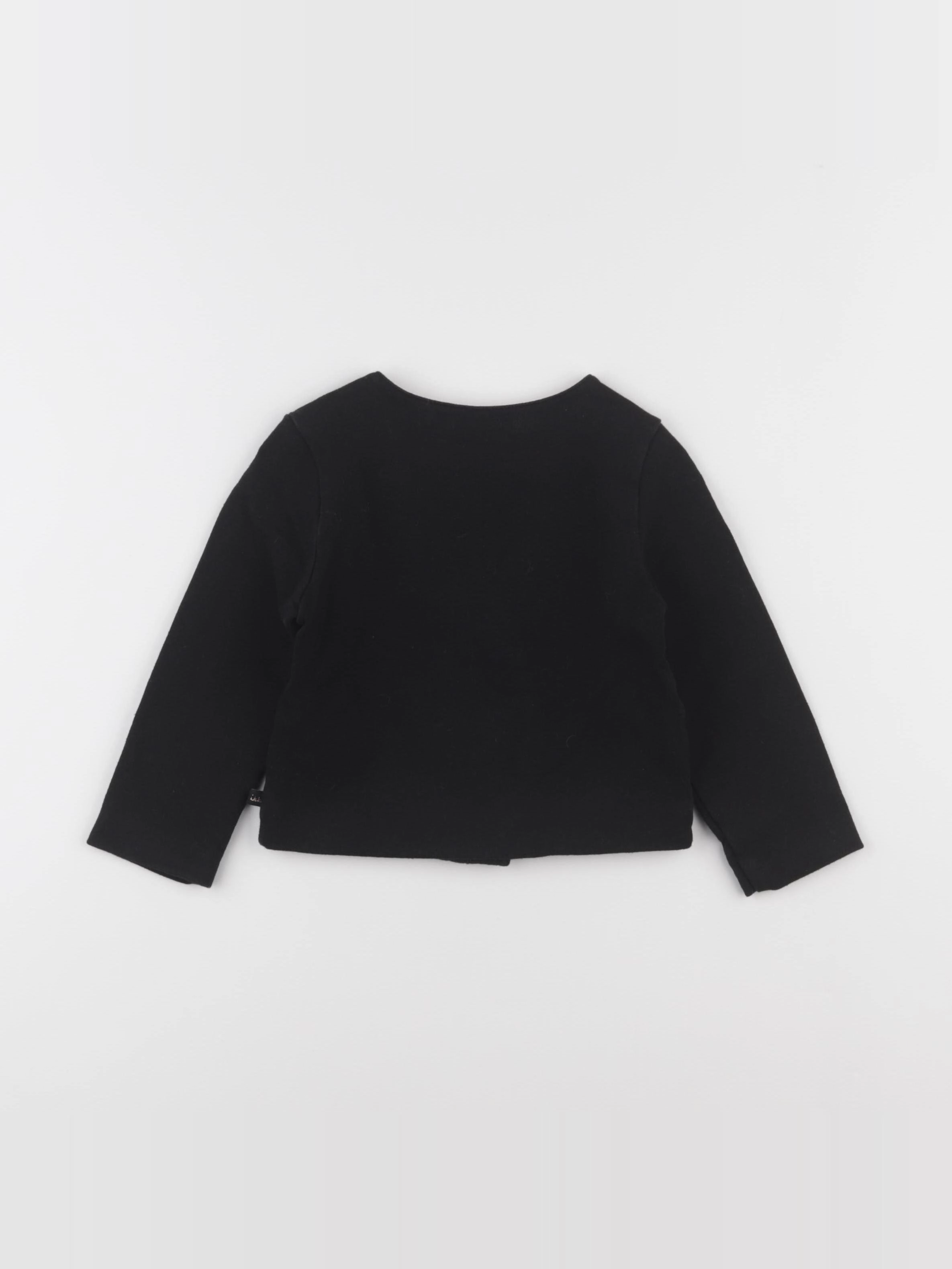IKKS - sweat noir - 2 ans