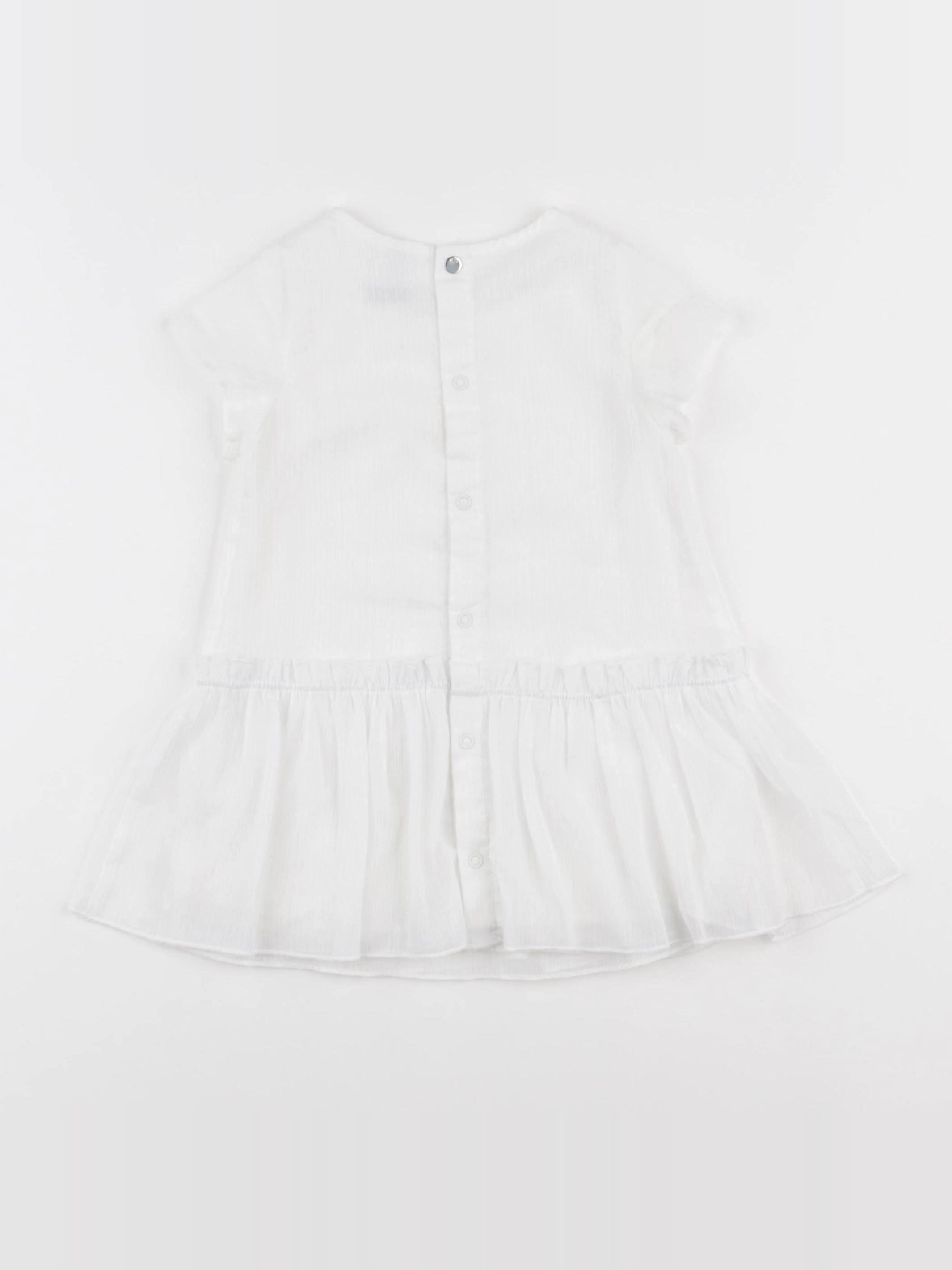 IKKS - robe beige, or - 18 mois