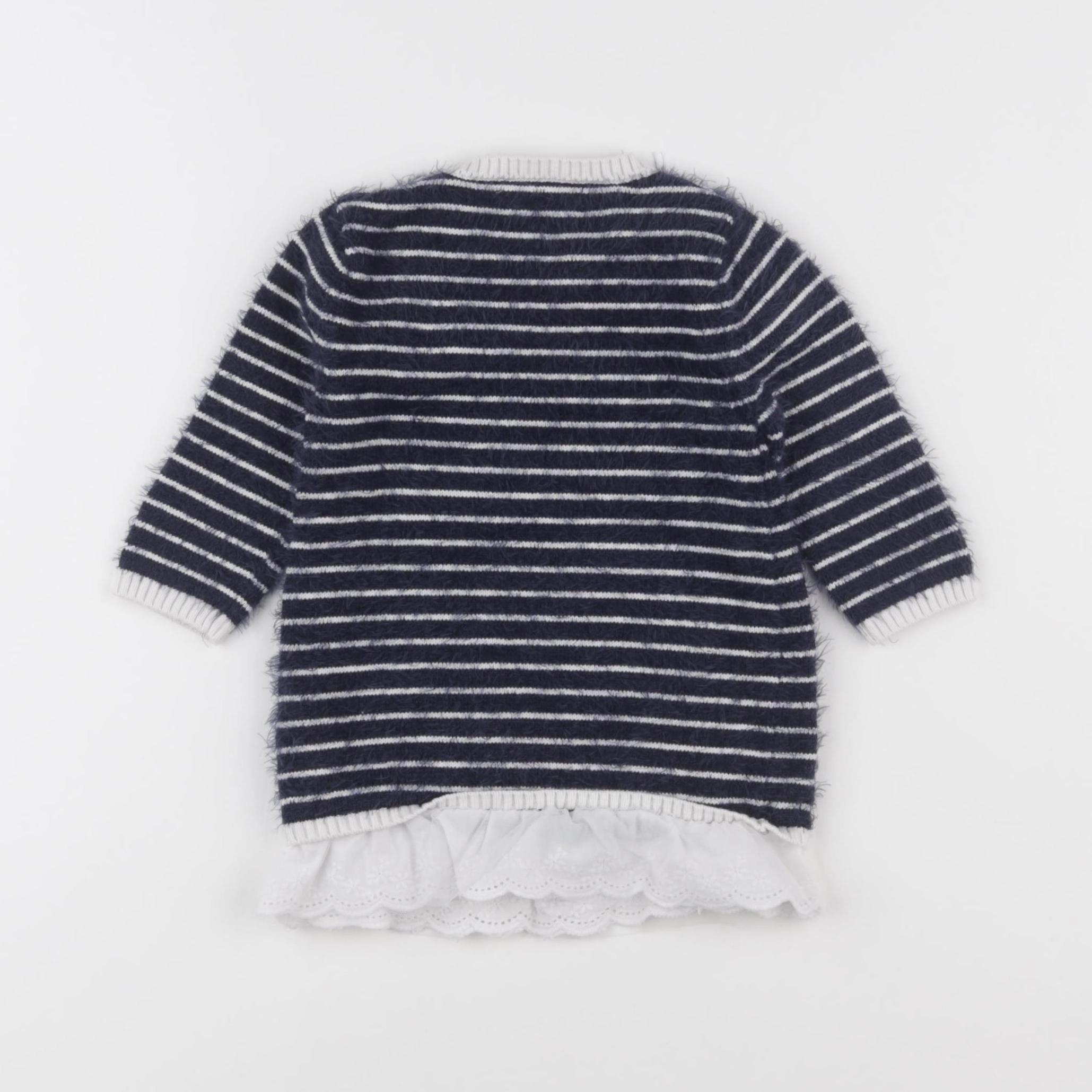 IKKS - robe bleu, blanc - 6 mois