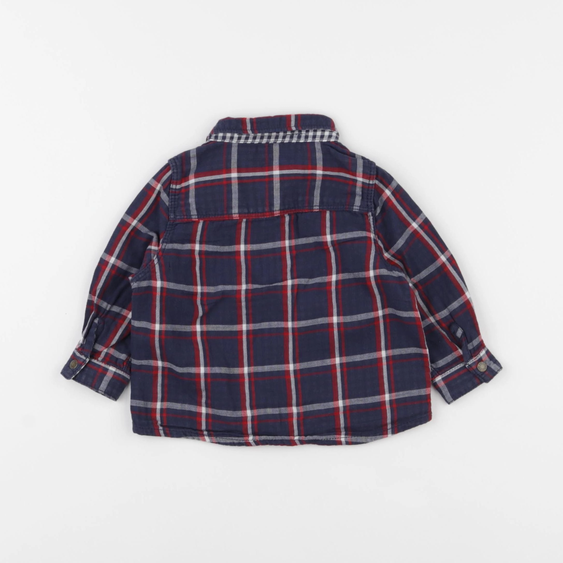 Tape à l'oeil - chemise bleu - 9 mois