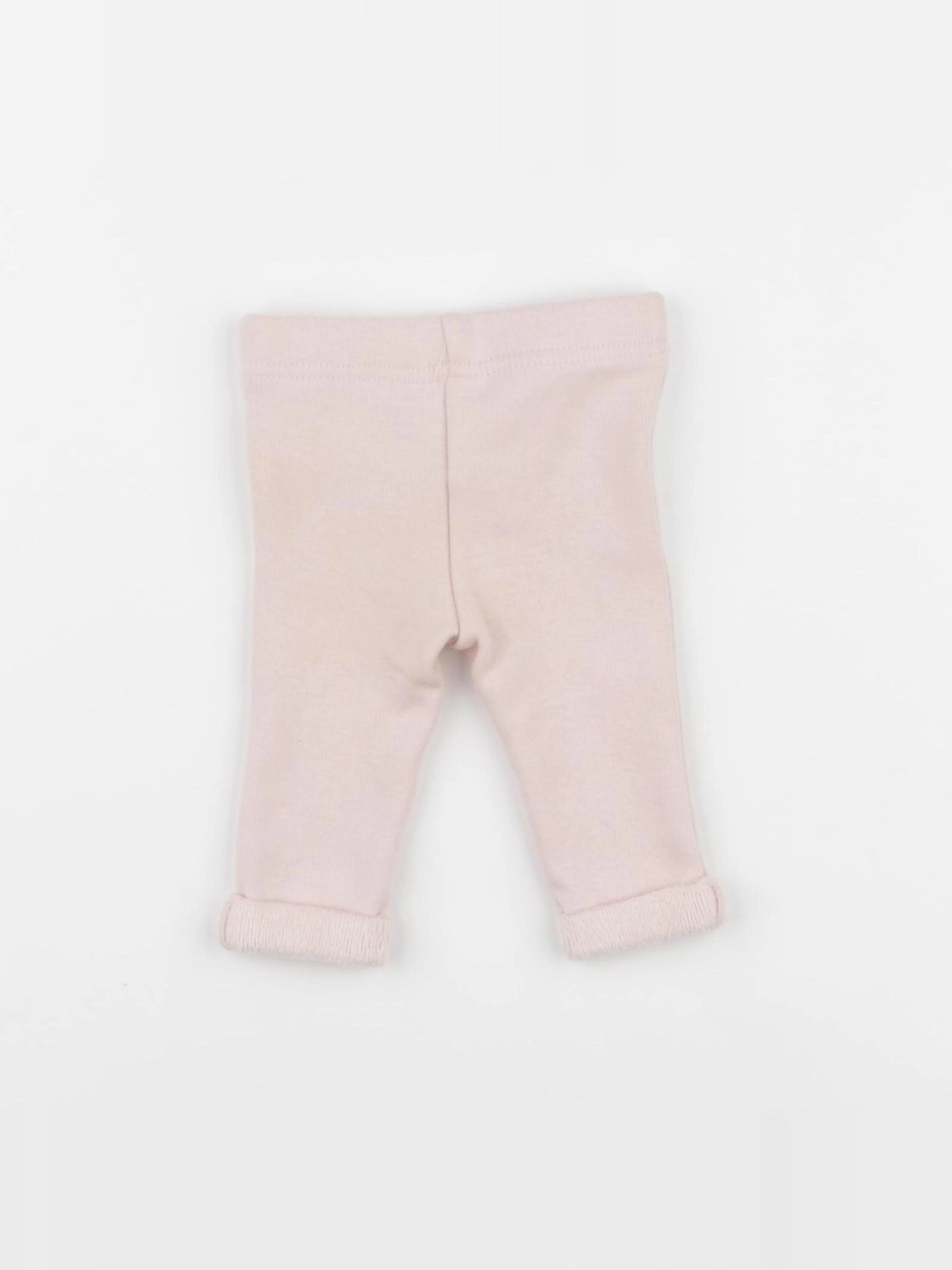 Tape à l'oeil - legging doublé rose - 3 mois