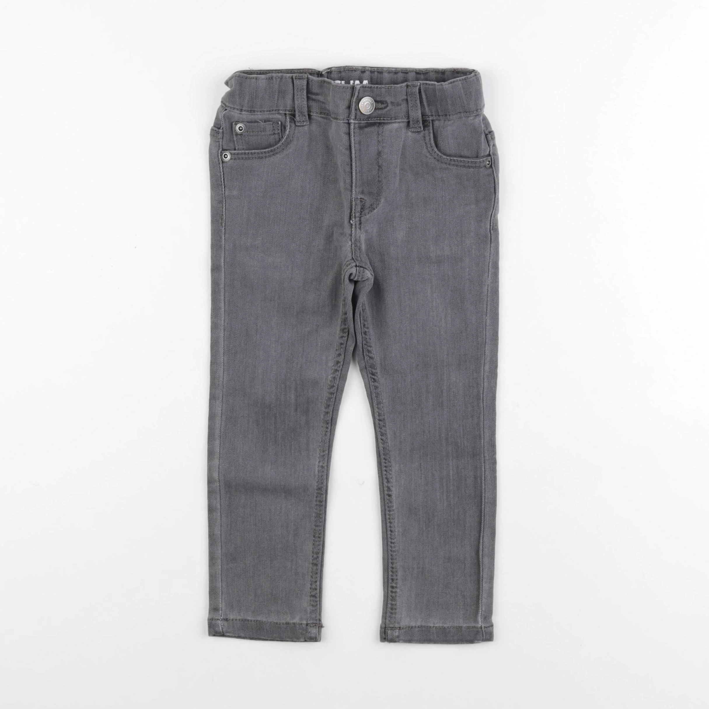 Vertbaudet - jean gris - 3 ans