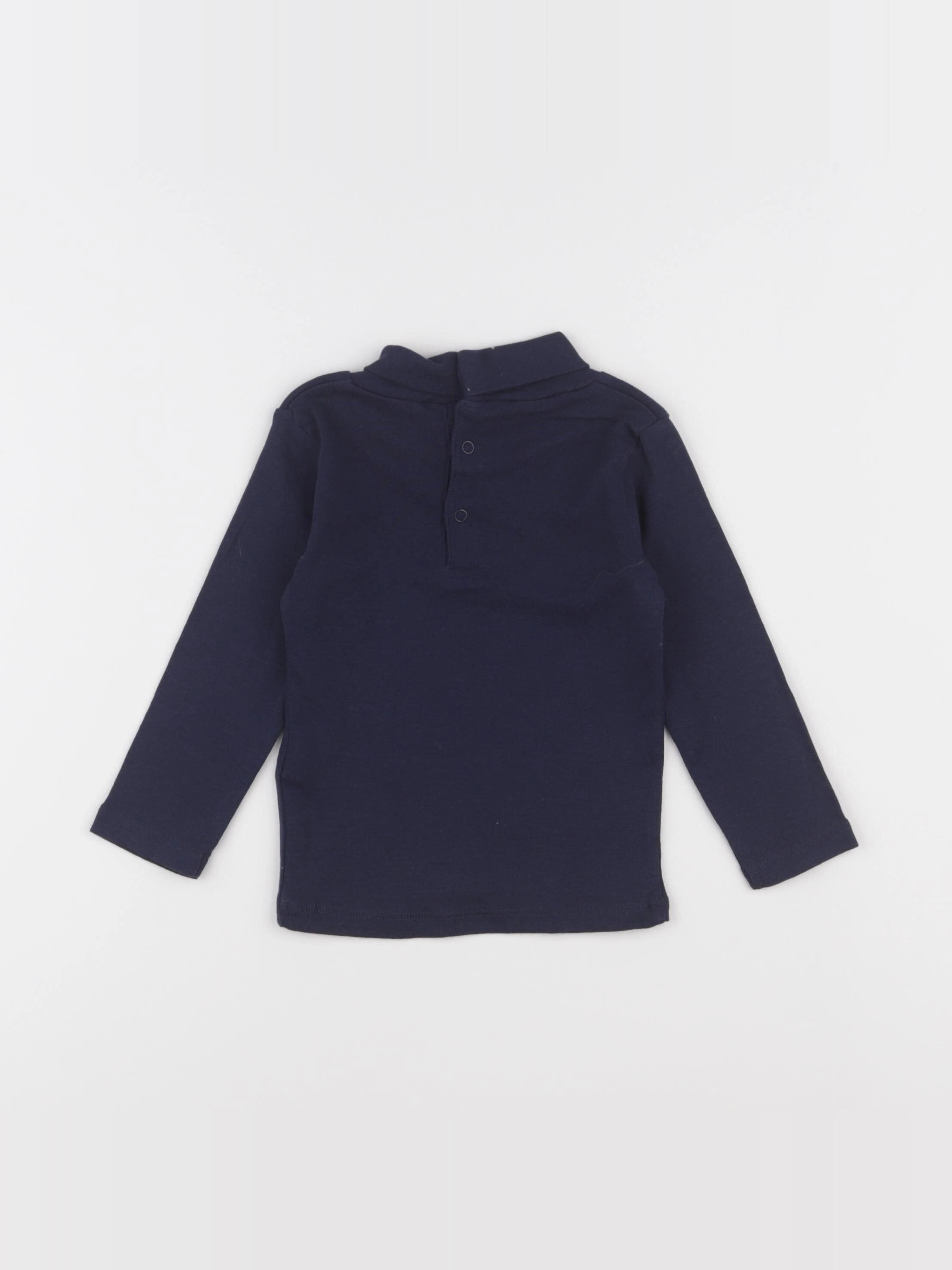 Vertbaudet - tee-shirt bleu - 18 mois
