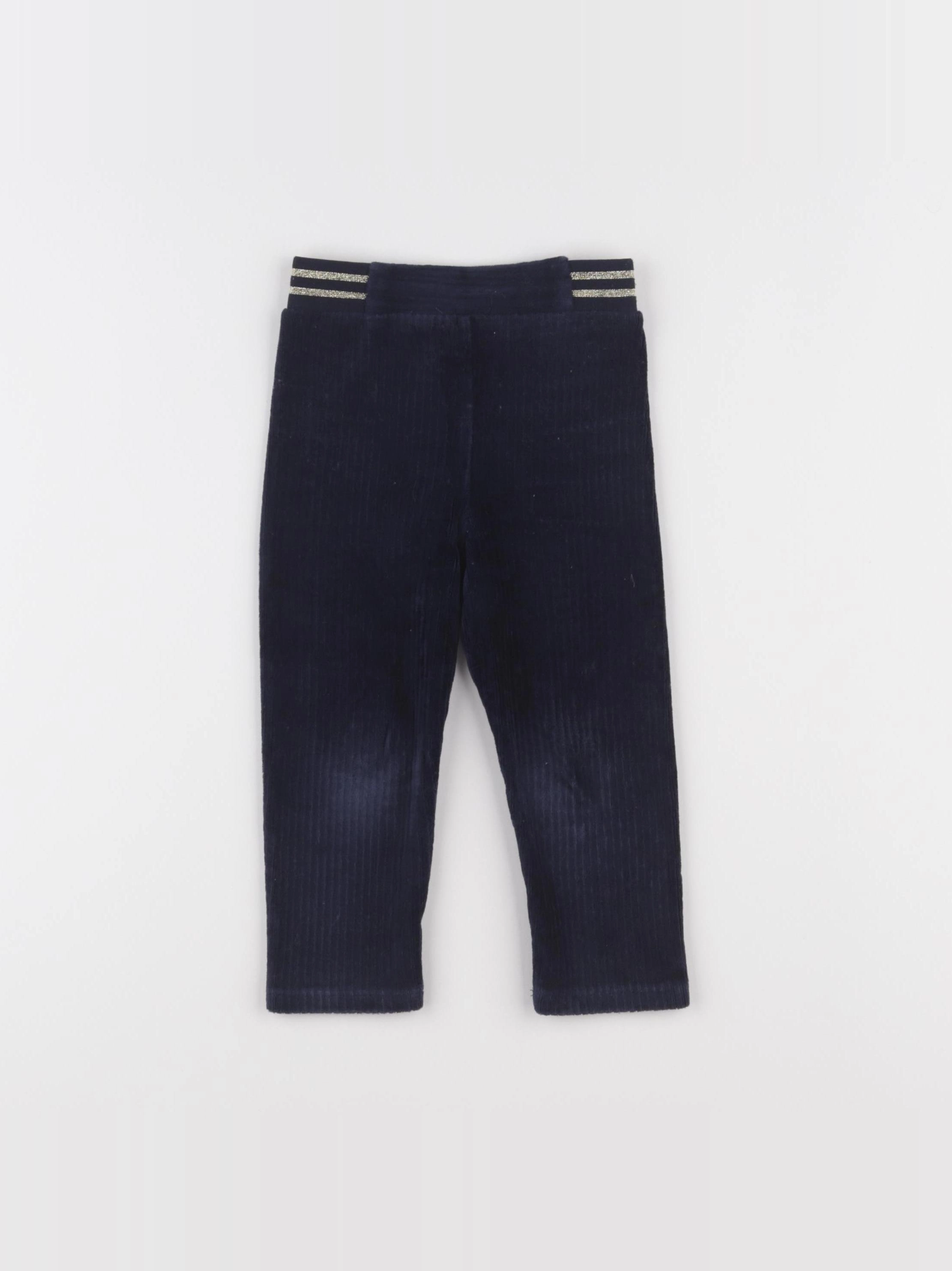 Vertbaudet - pantalon bleu - 2 ans