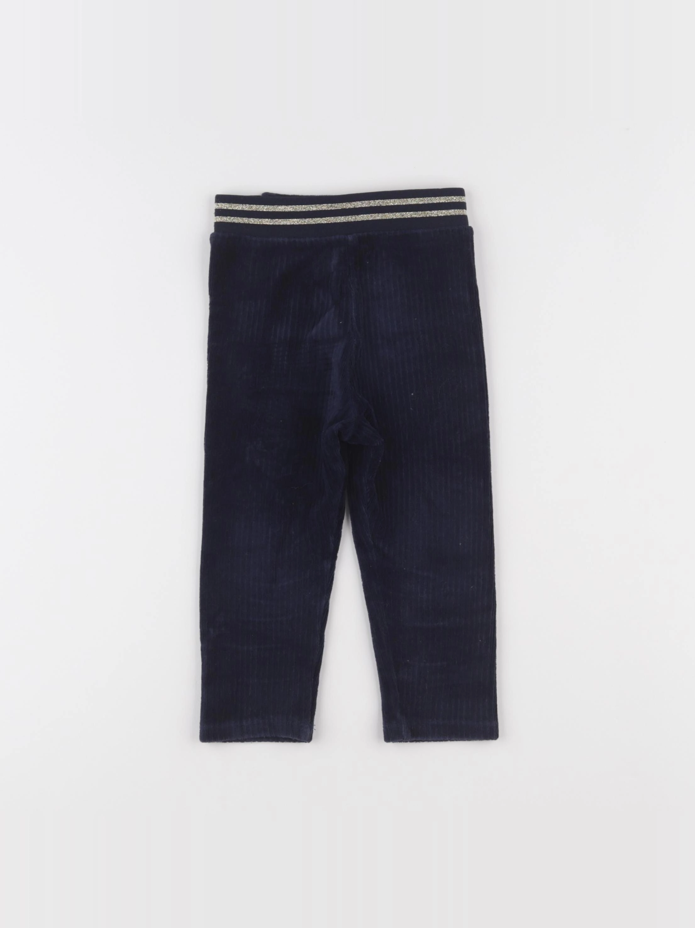 Vertbaudet - pantalon bleu - 2 ans