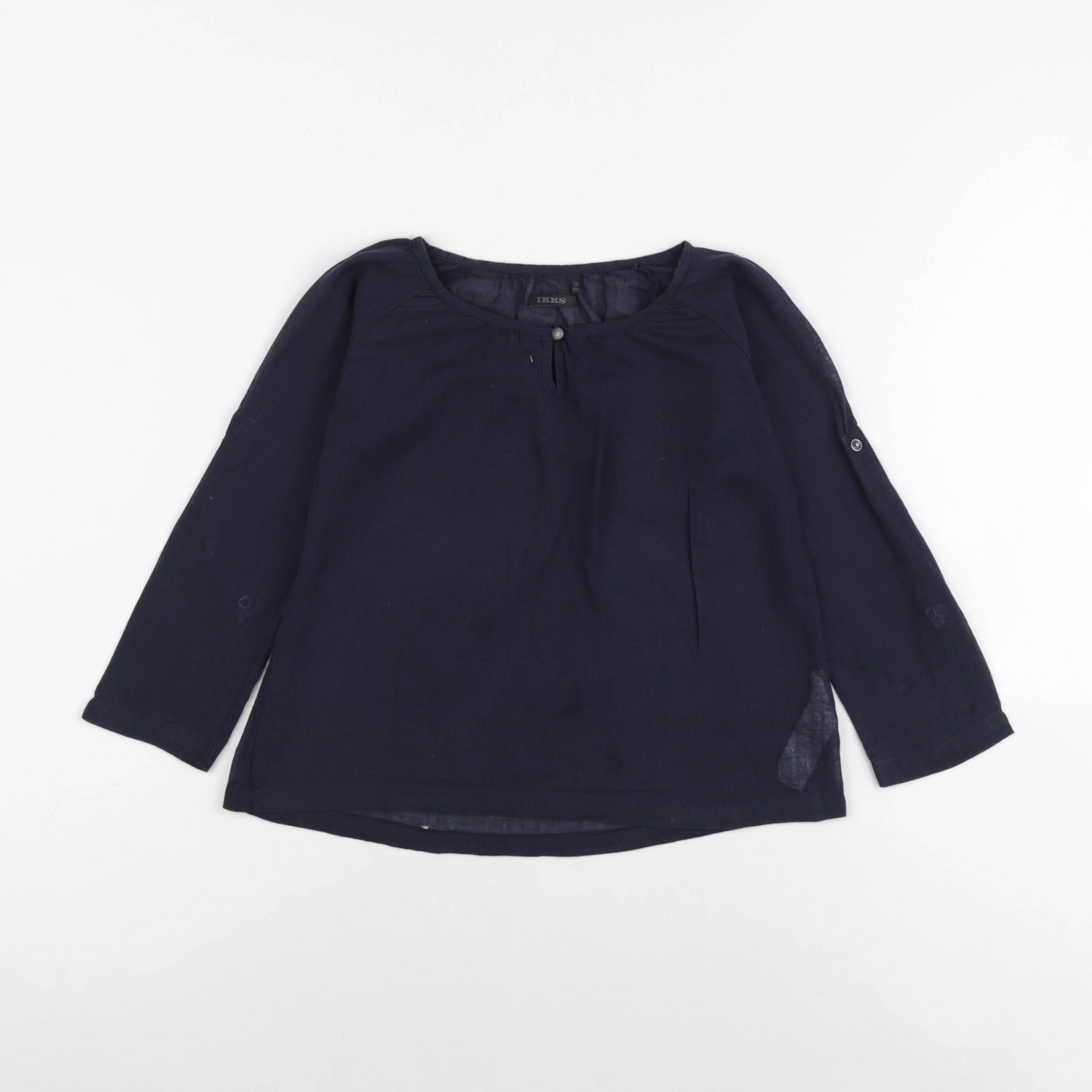 IKKS - blouse bleu - 5 ans