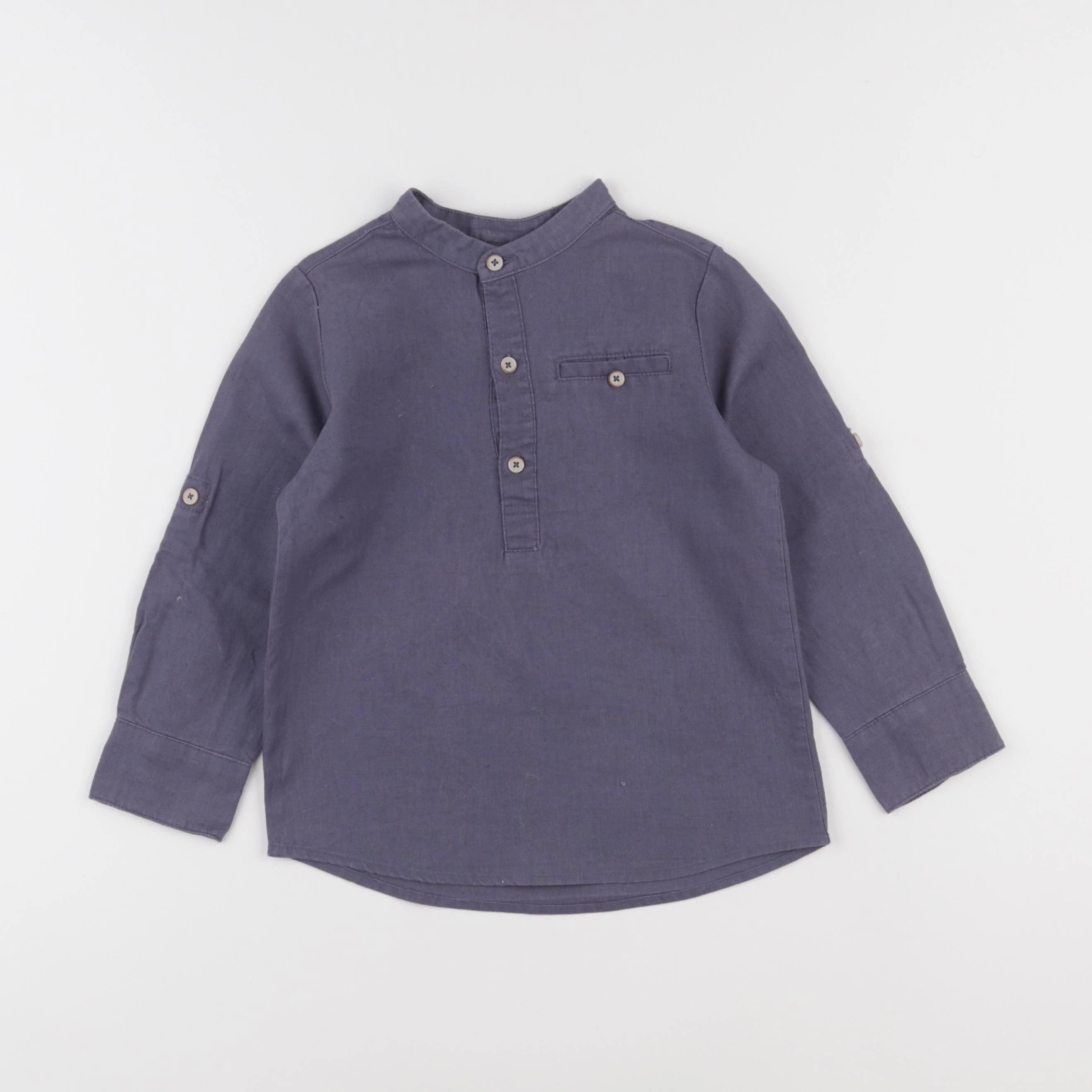Vertbaudet - chemise bleu - 4 ans