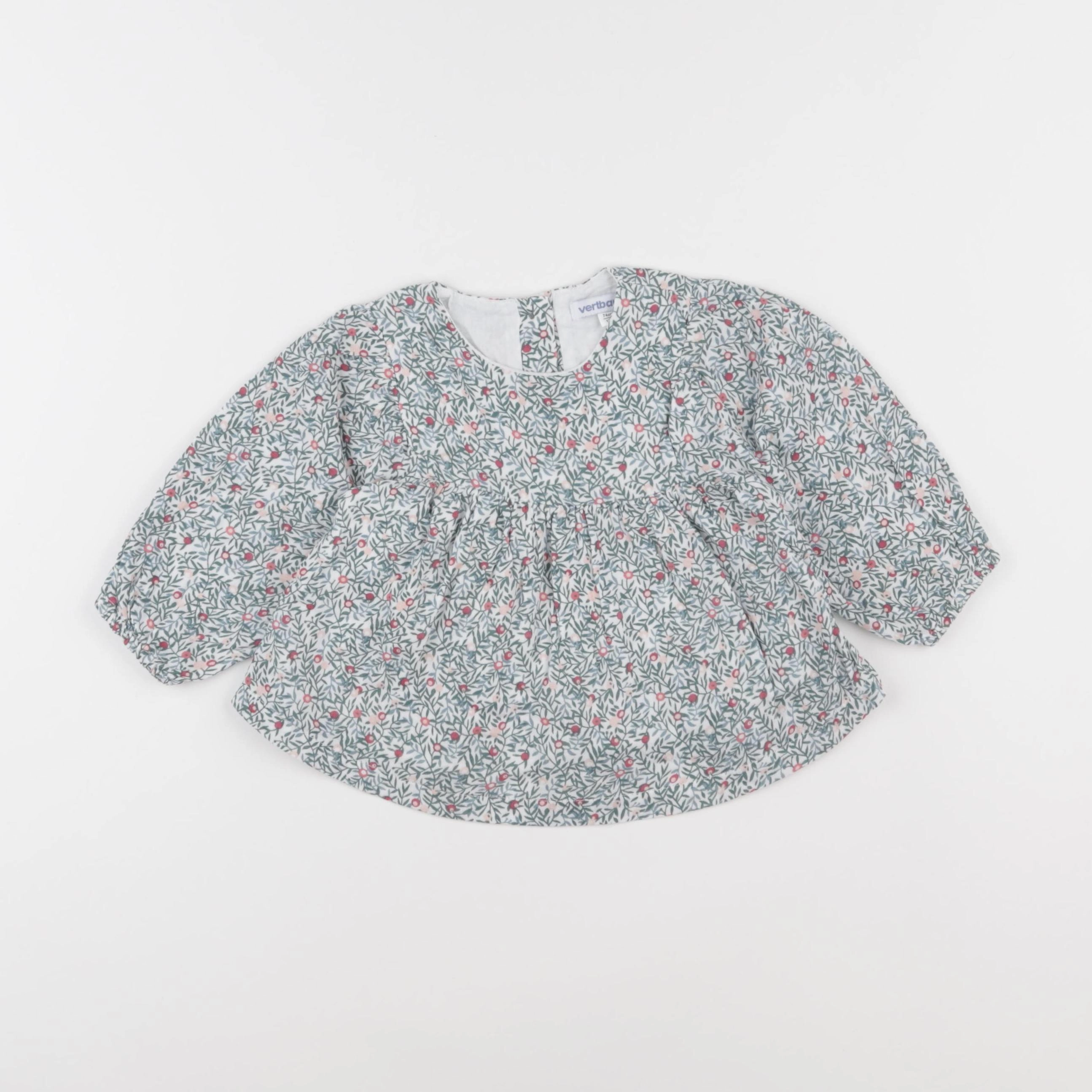 Vertbaudet - blouse multicolore - 12 mois