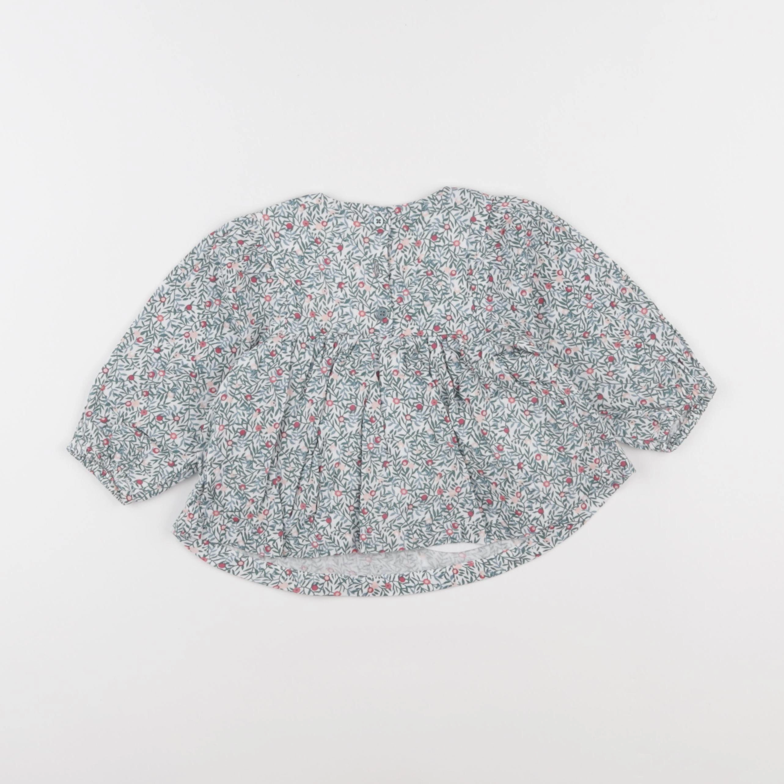 Vertbaudet - blouse multicolore - 12 mois